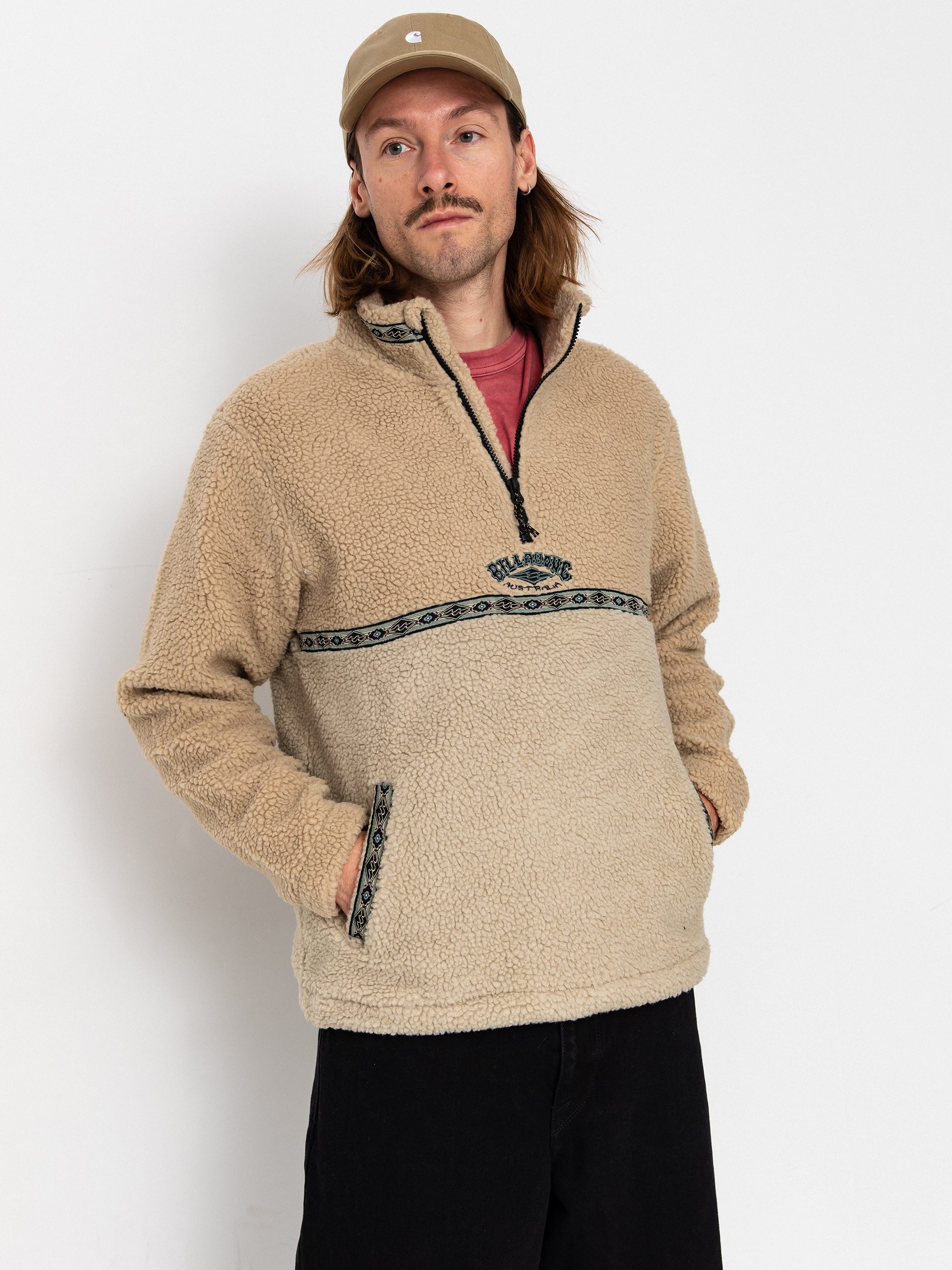 Billabong Sweatshirt Boundary Tombstone (desert)