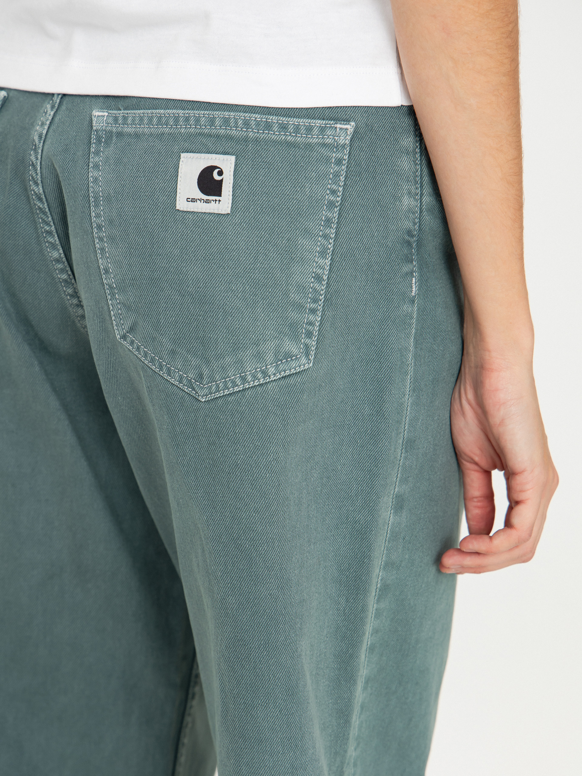 Carhartt WIP Pants Brandon Wmn (silver pine/stone dyed)