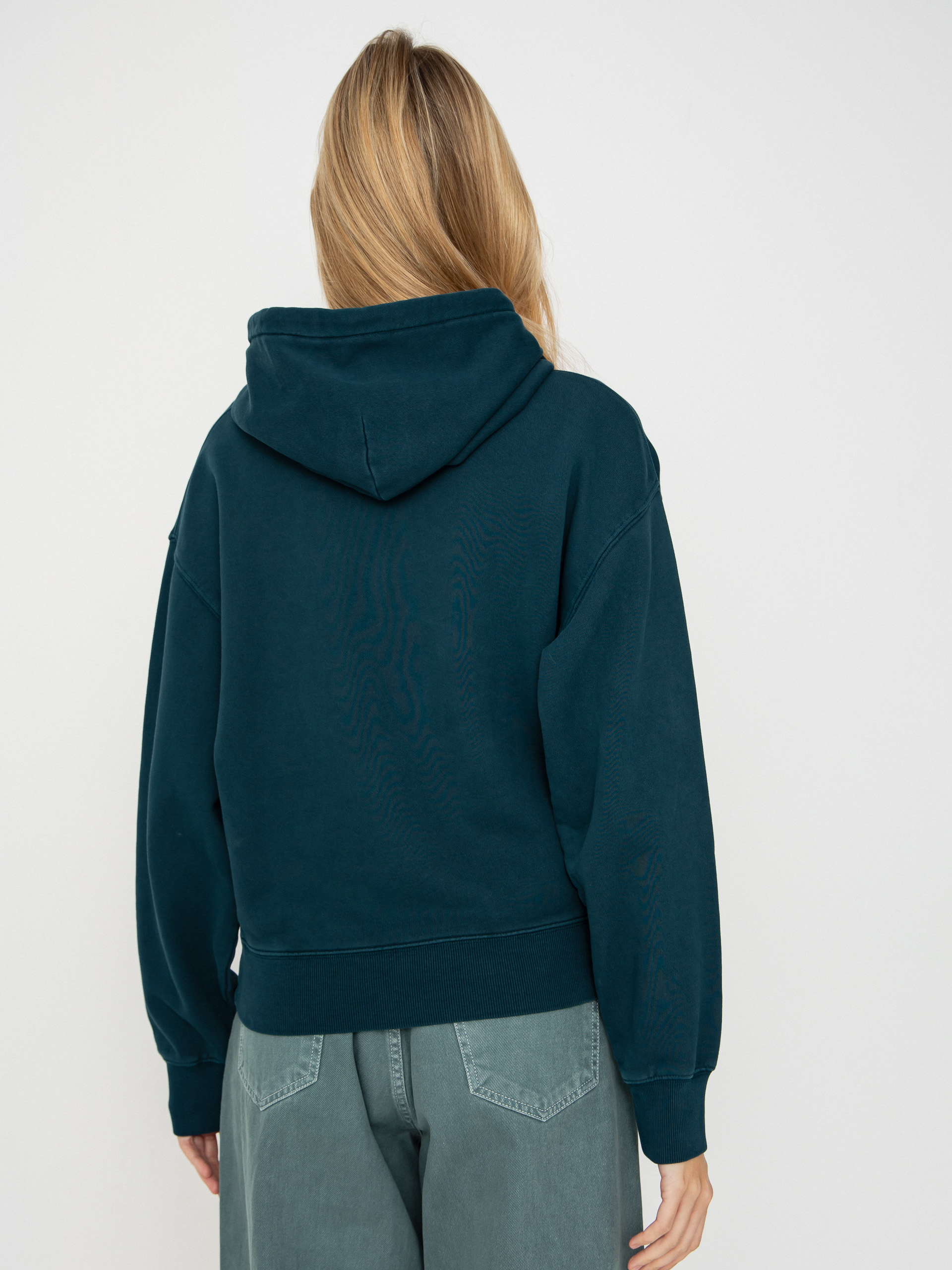 Carhartt WIP Hoodie Nelson HD Wmn (deep lagoon/garment dyed)