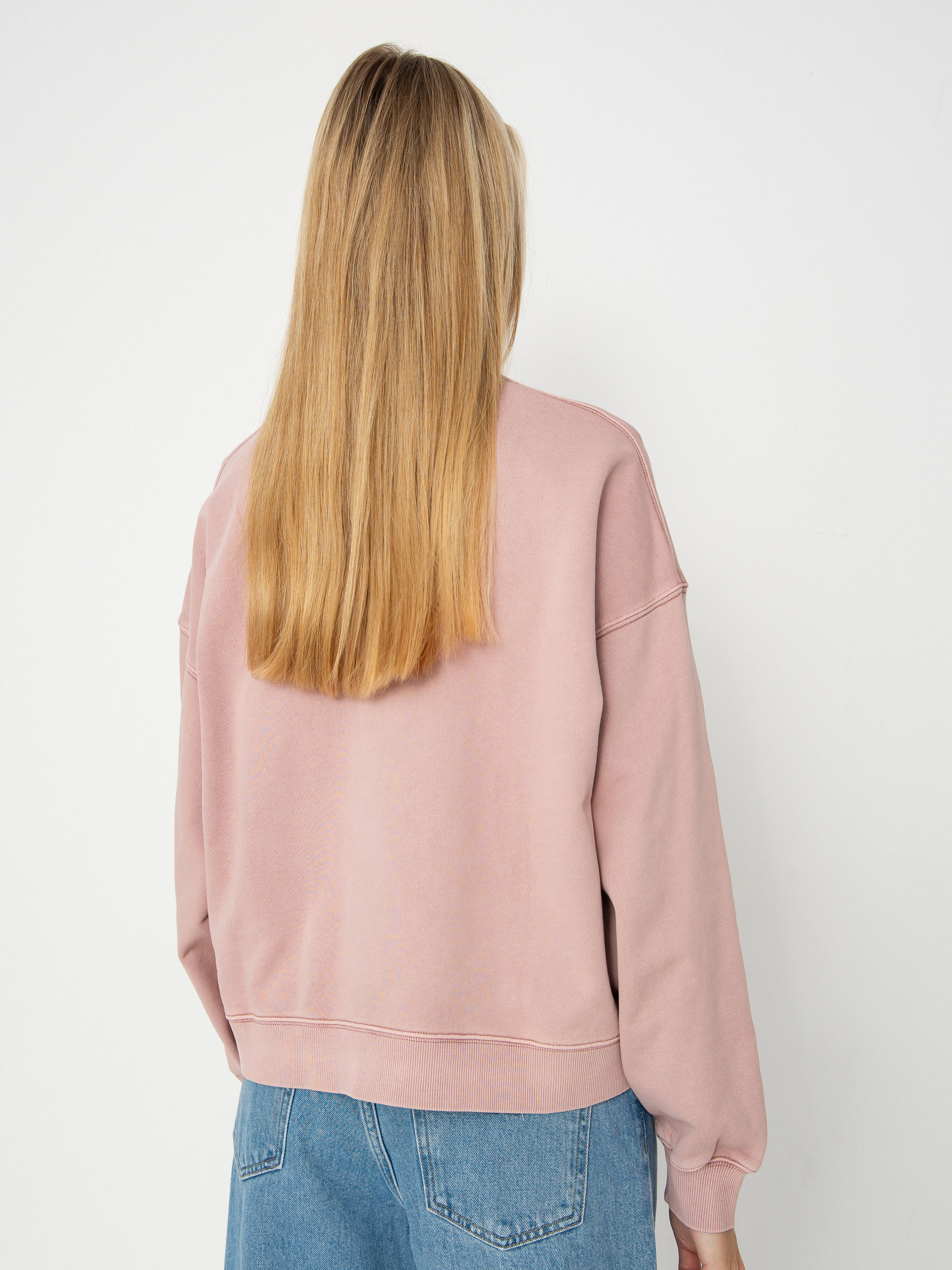 Carhartt WIP Sweatshirt Benton Wmn (glassy pink/garment dyed)