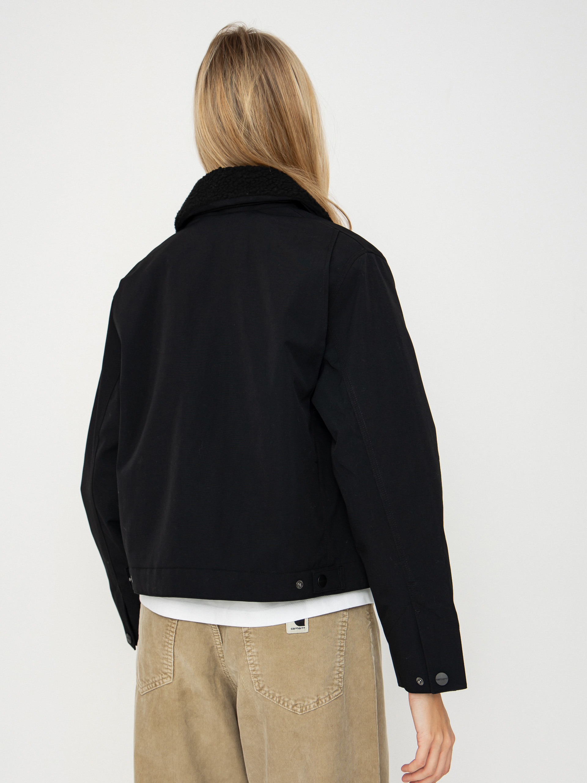 Carhartt WIP Newkirk Jacket Wmn (black/wild dog print)