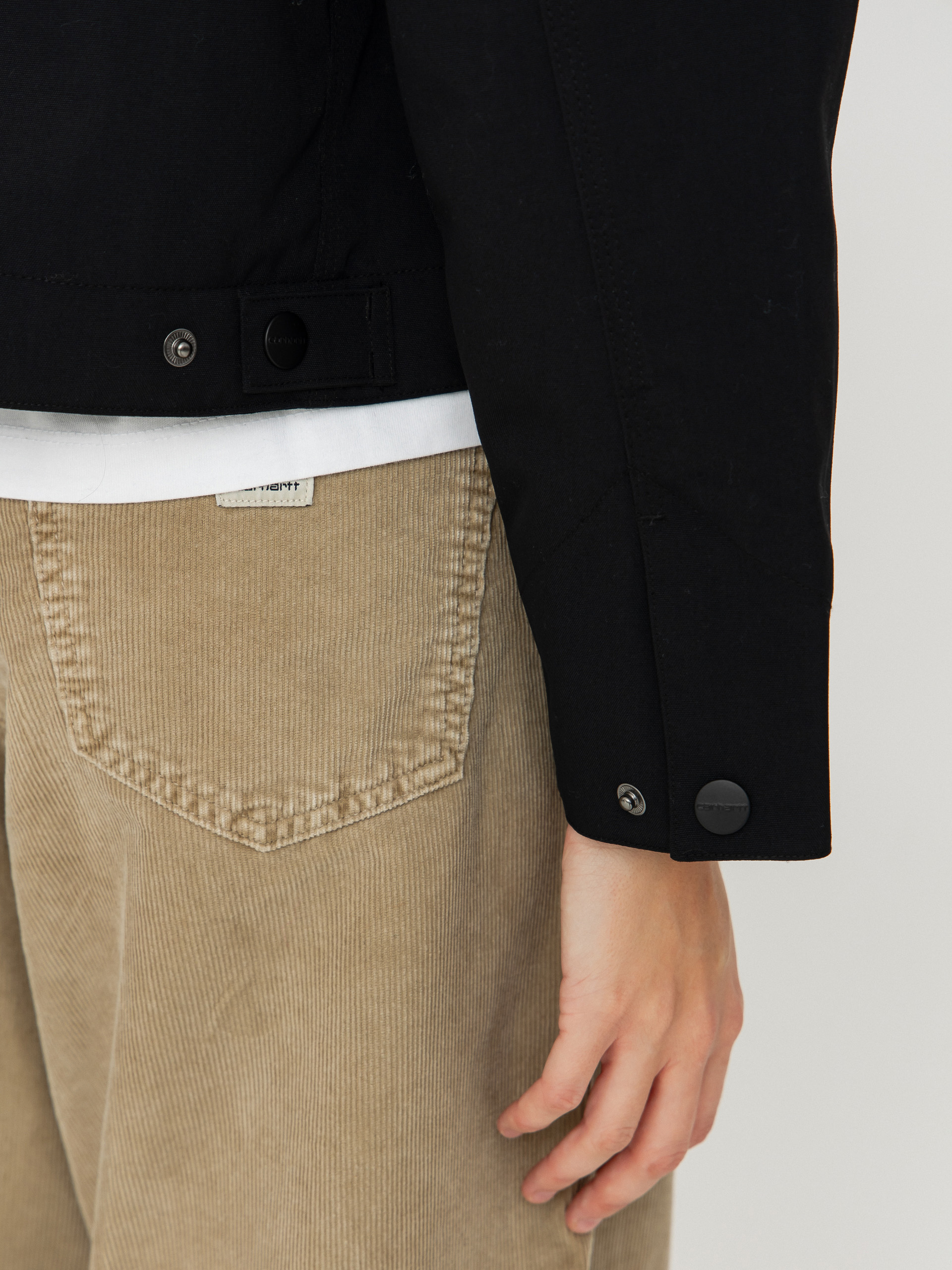 Carhartt WIP Newkirk Jacket Wmn (black/wild dog print)