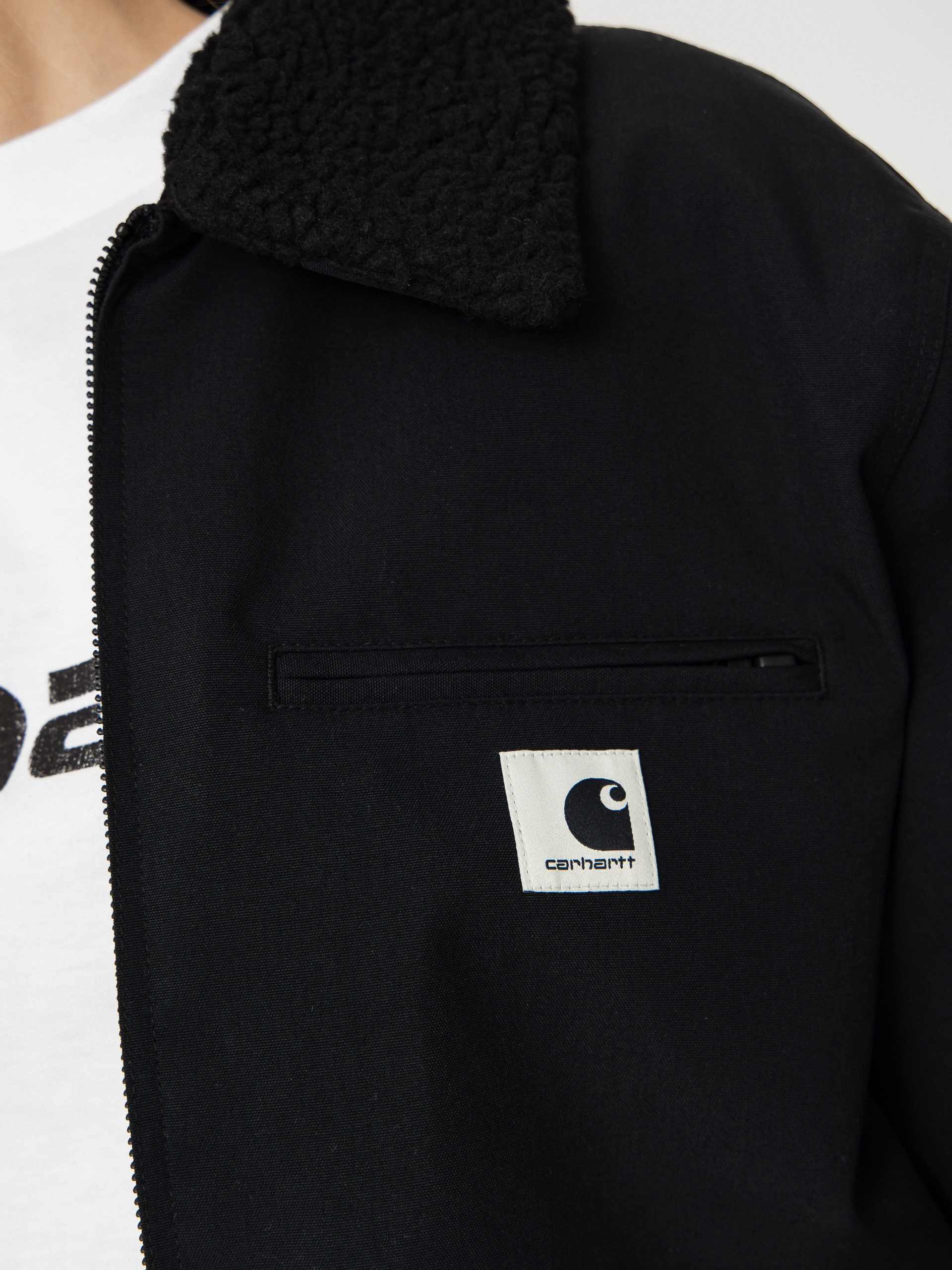 Carhartt WIP Newkirk Jacket Wmn (black/wild dog print)