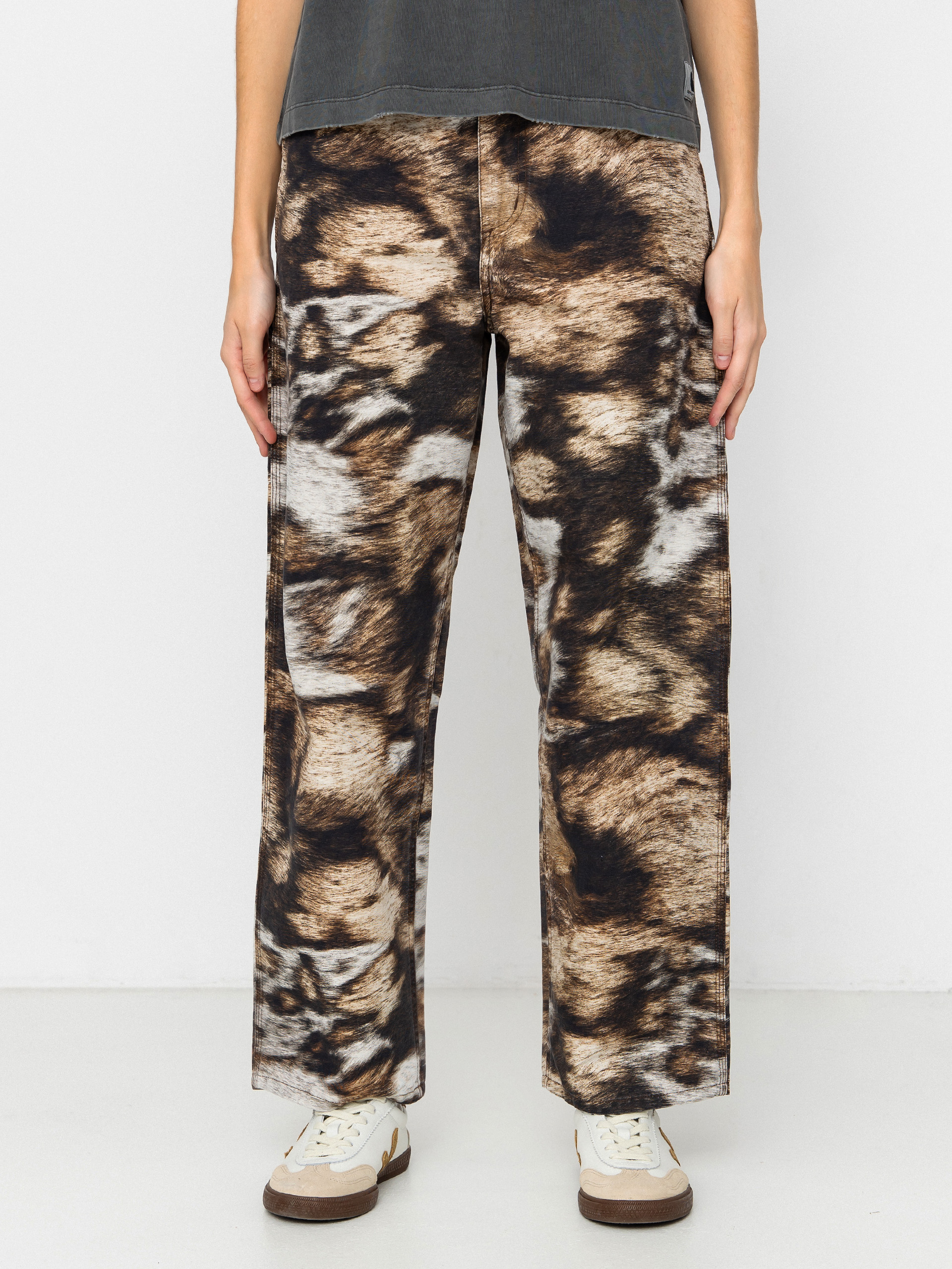 パンツ Carhartt wip Wild dog SINGLE KNEE PANT Carhartt WIP Pants Brandon Single Knee Wmn - multicolor (wild dog