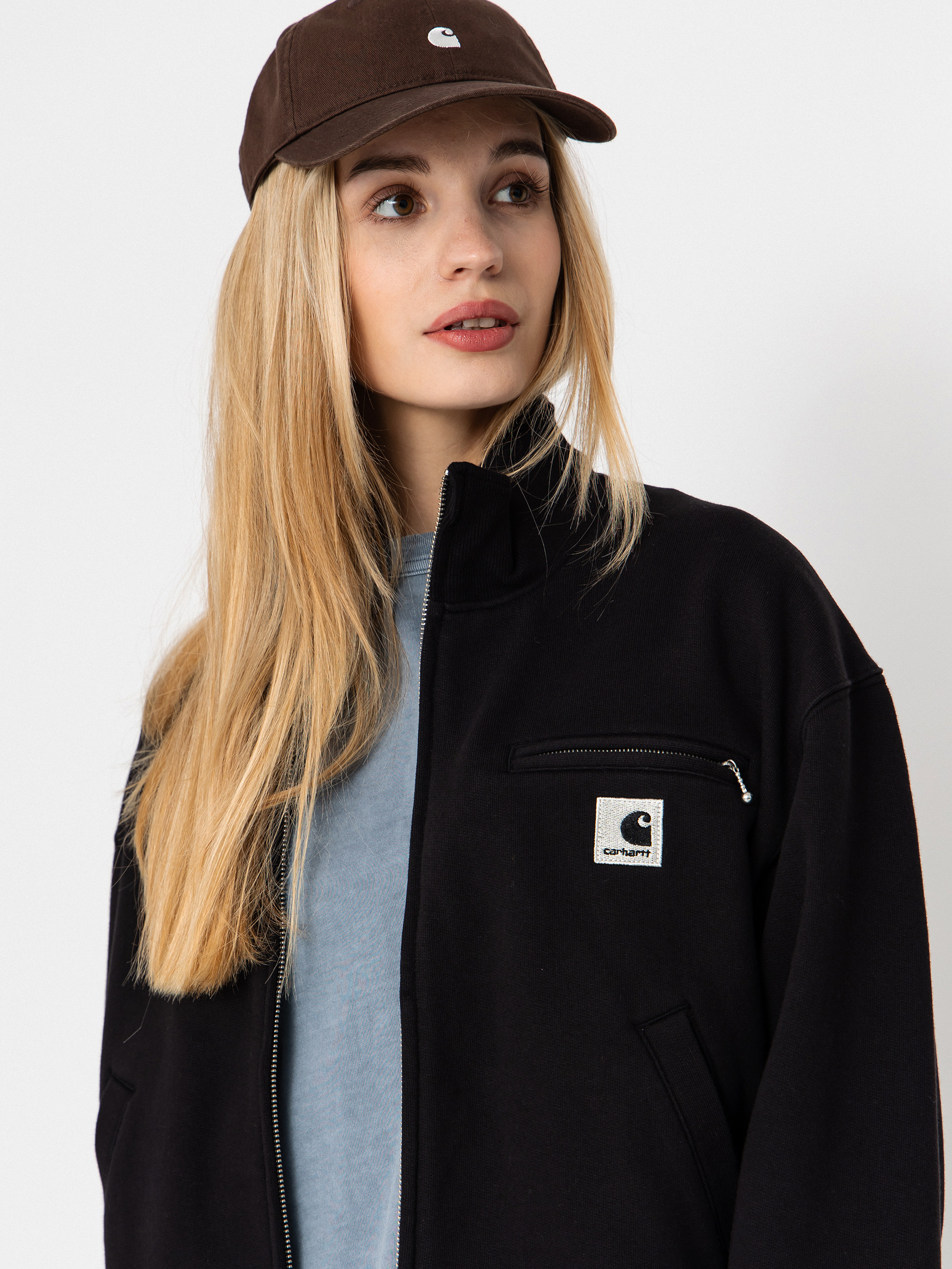 Carhartt WIP Jacke Detroit Wmn (black/stone washed)