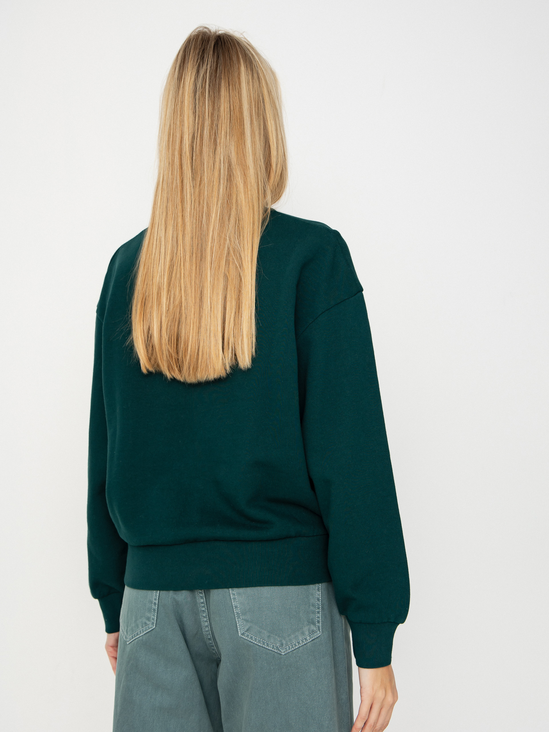 Carhartt WIP Sweatshirt Casey Wmn (dark fir/silver)