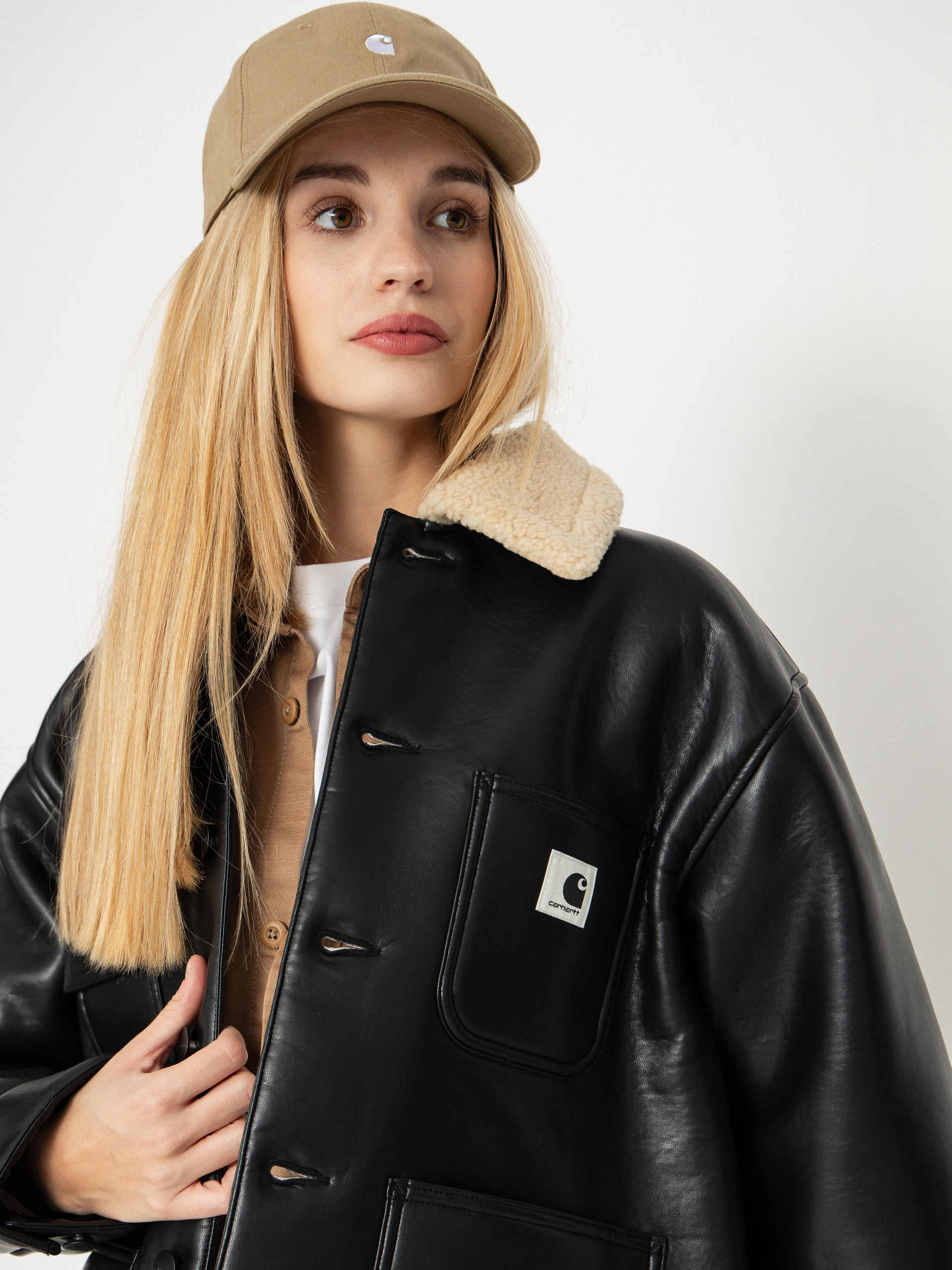 Carhartt WIP Jacke Shepton OG Michigan Coat Wmn (black/natural)