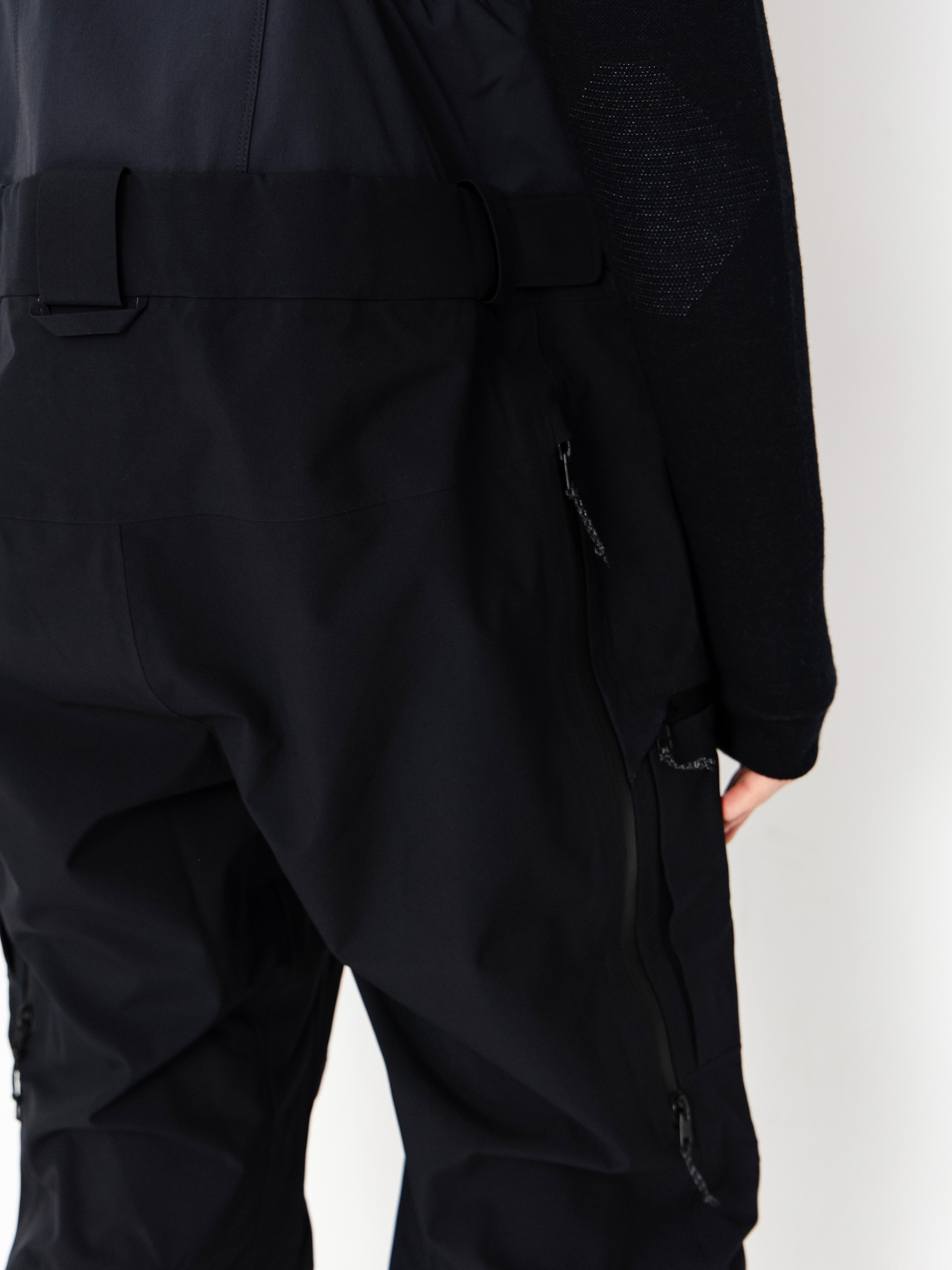 Mens Jones Snowboards Snowboard pants Shralpinist Str Rec Bib (stealth black)