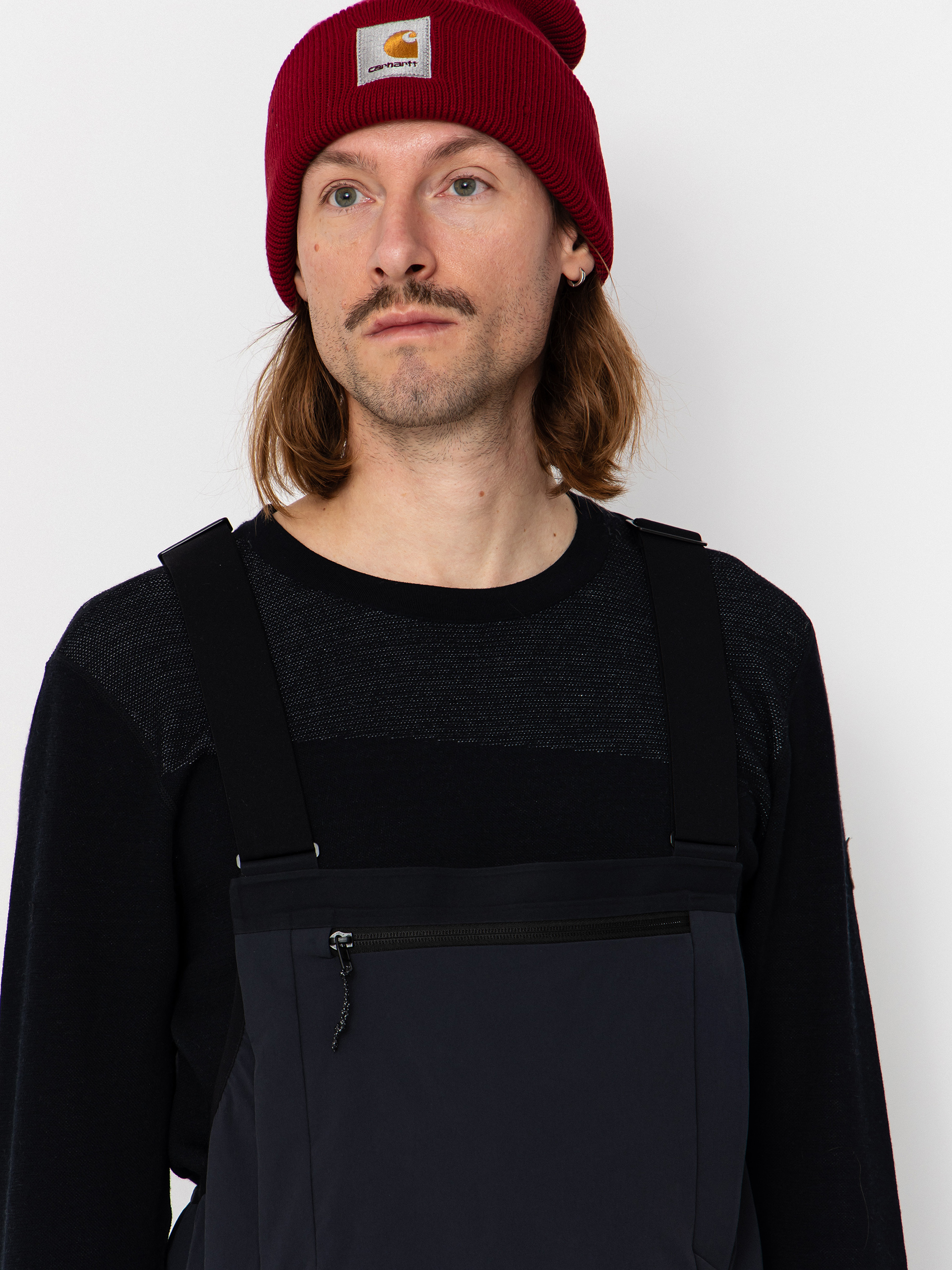 Mens Jones Snowboards Shralpinist Str Rec Bib Snowboard pants (stealth black)