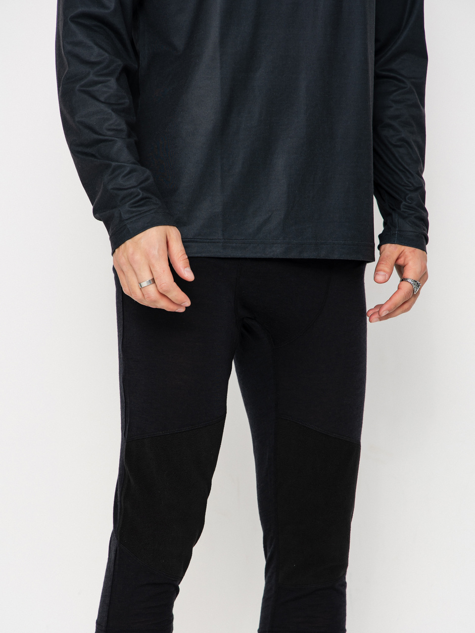 Herren ThirtyTwo Aktive Leggins Ridelite Merino Knicker (black/black)