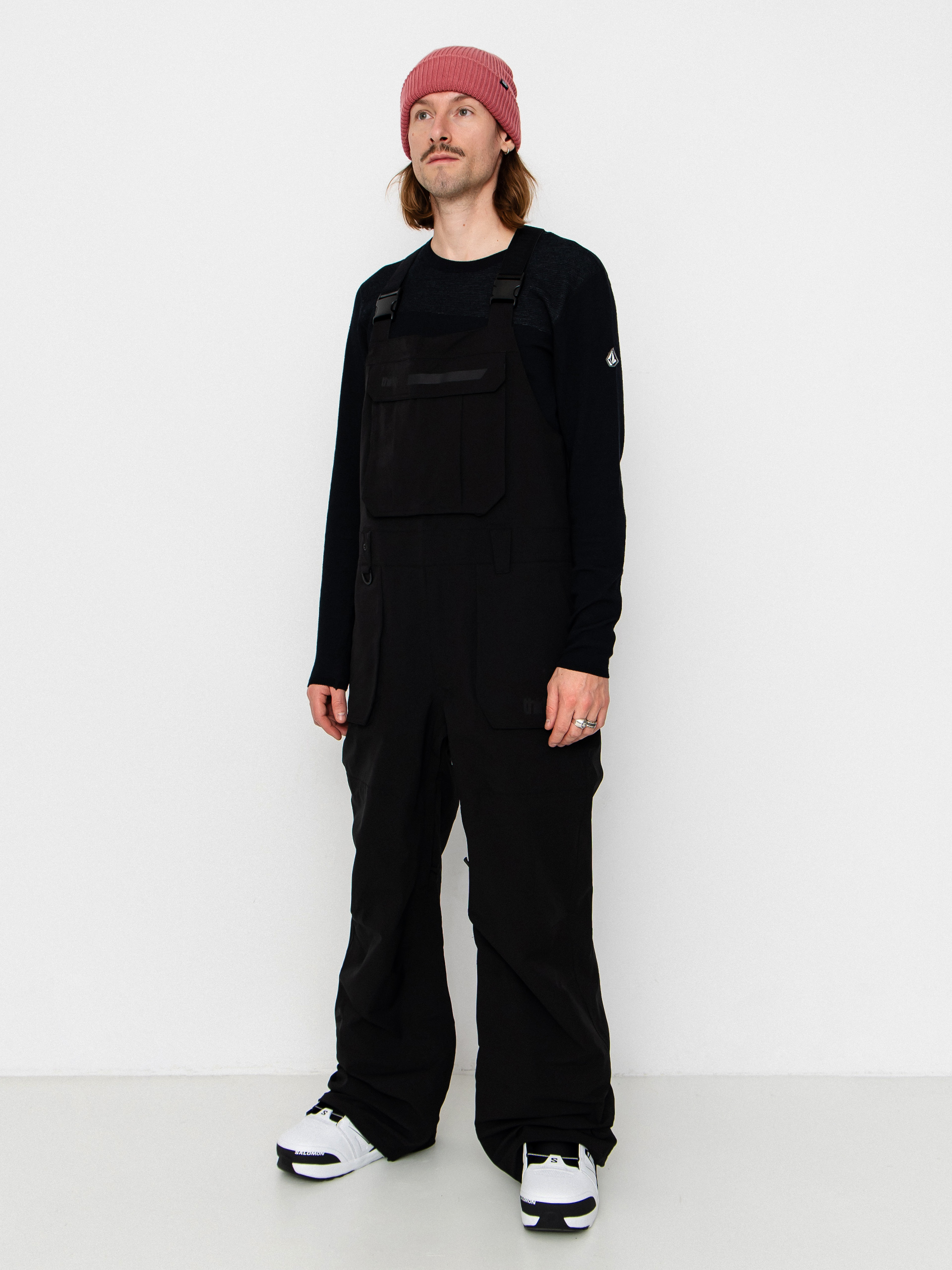 Mens ThirtyTwo Snowboard pants Basement Bib (black)