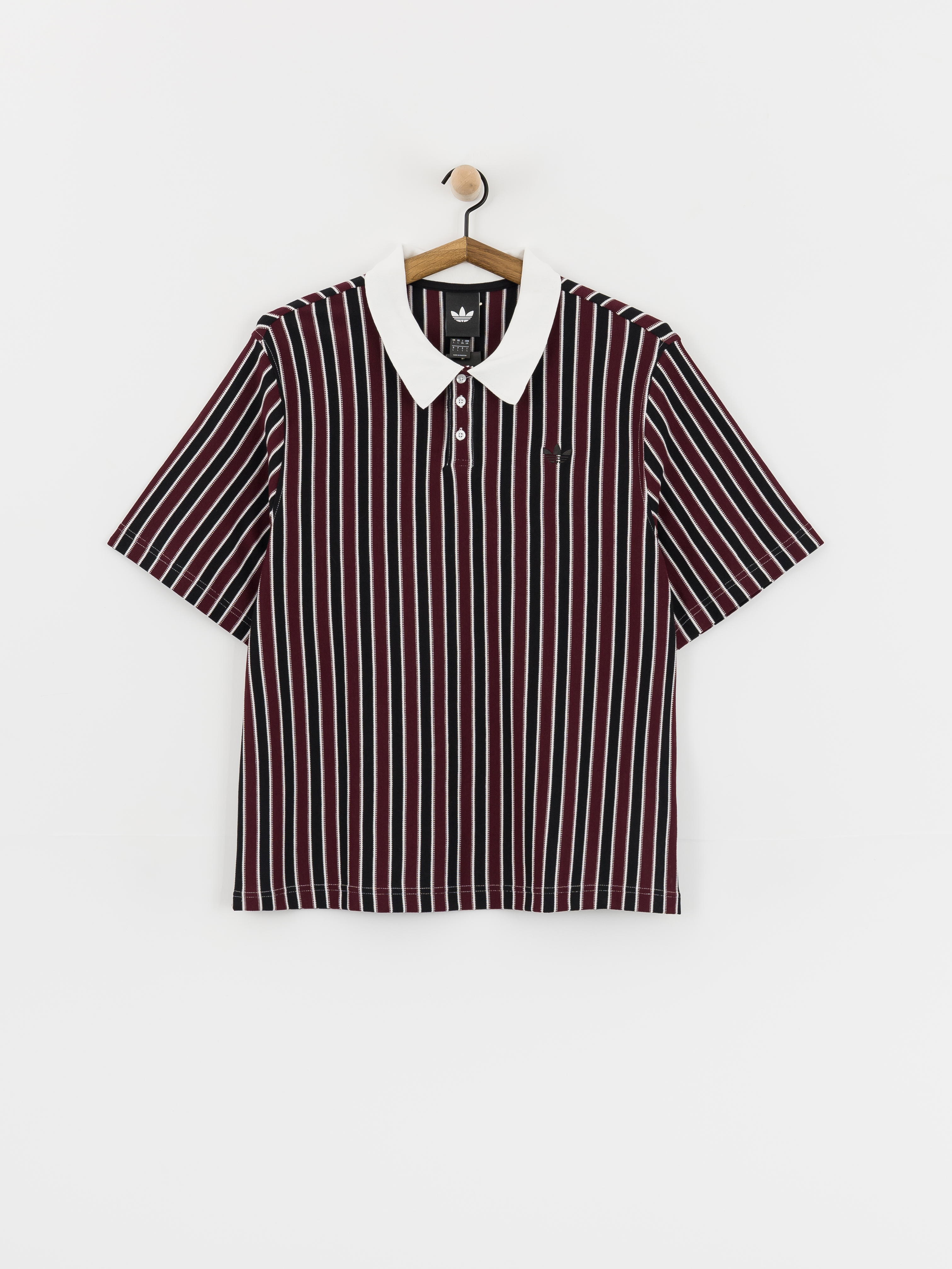 adidas Sk Og Jers Polo T-shirt (white/black/maroon)