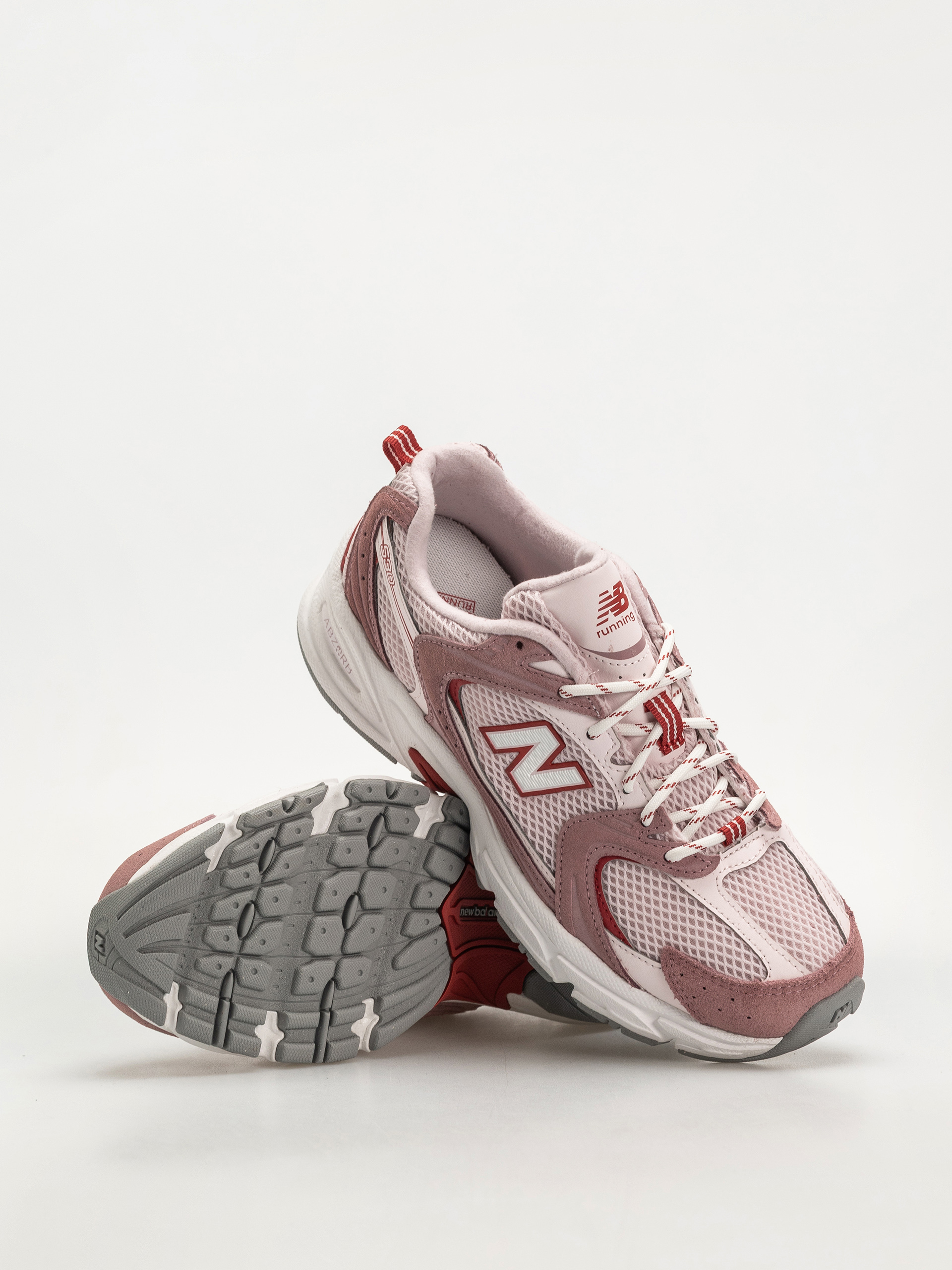 New Balance 530 Shoes (rosewood/pink salt/shadow red)