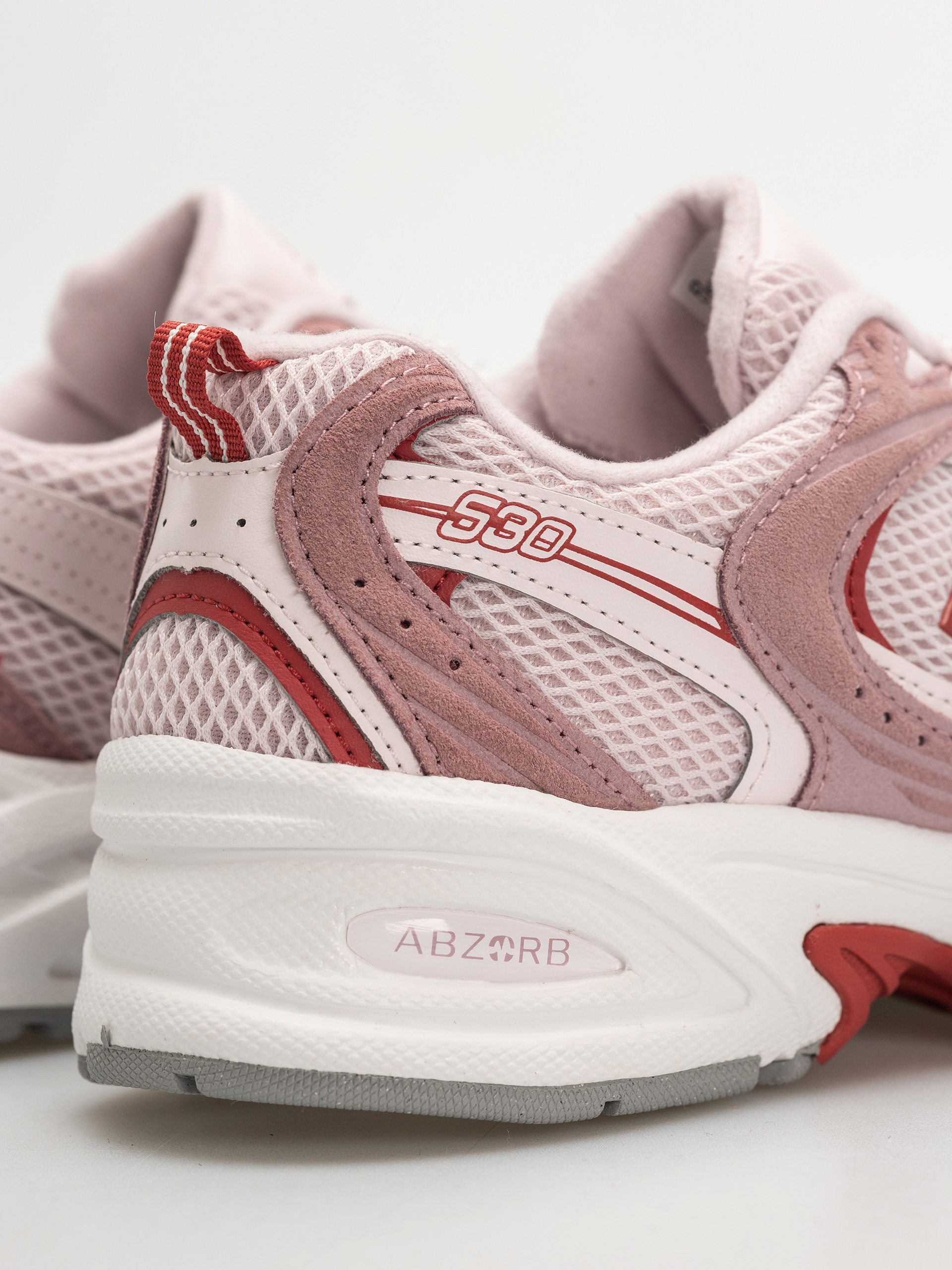 New Balance 530 Shoes (rosewood/pink salt/shadow red)