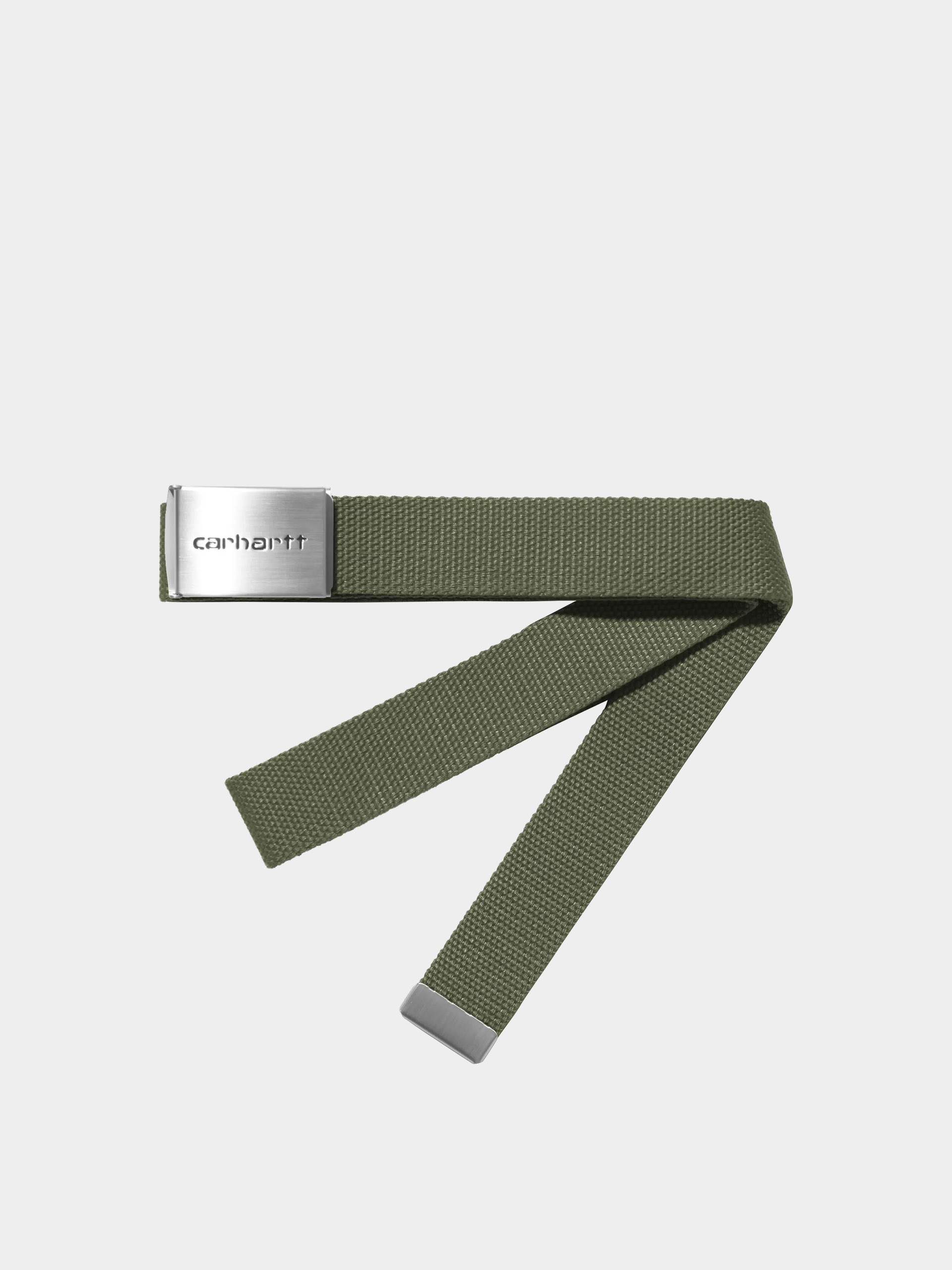Carhartt WIP Belt Clip Chrome - green (leaf) display picture 1