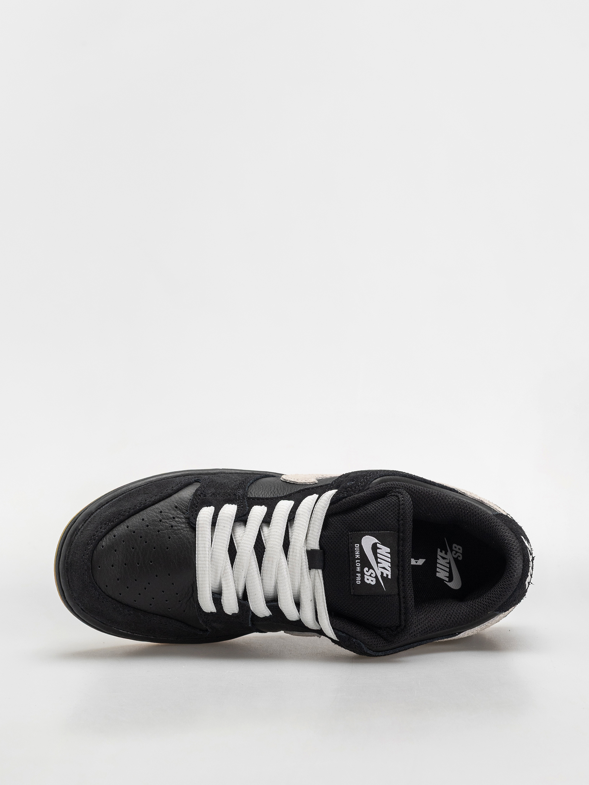 Nike SB Dunk Low Pro Schuhe (black/white black gum light brown)