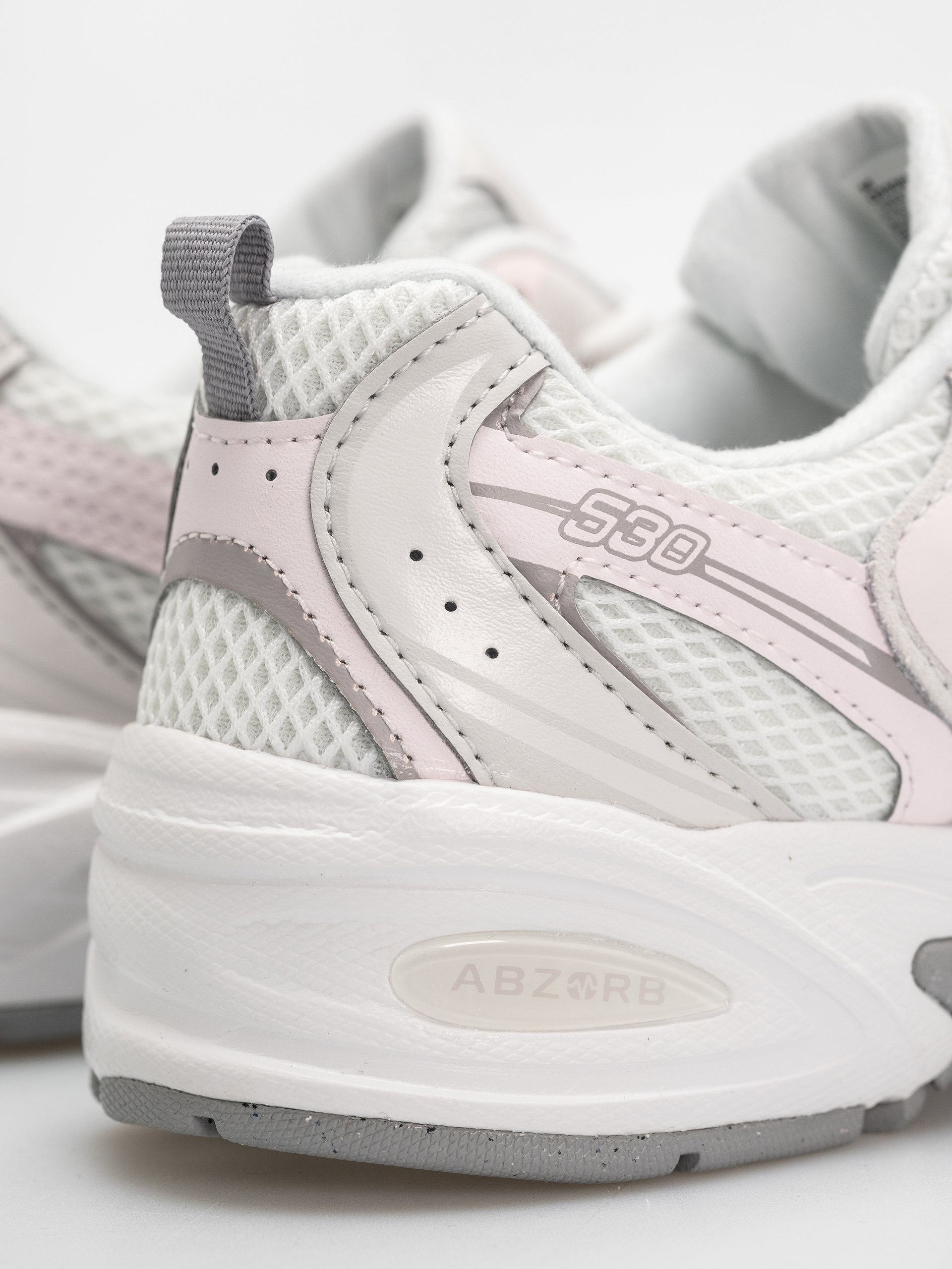 New Balance 530 JR Shoes (grey matter/pink salt)