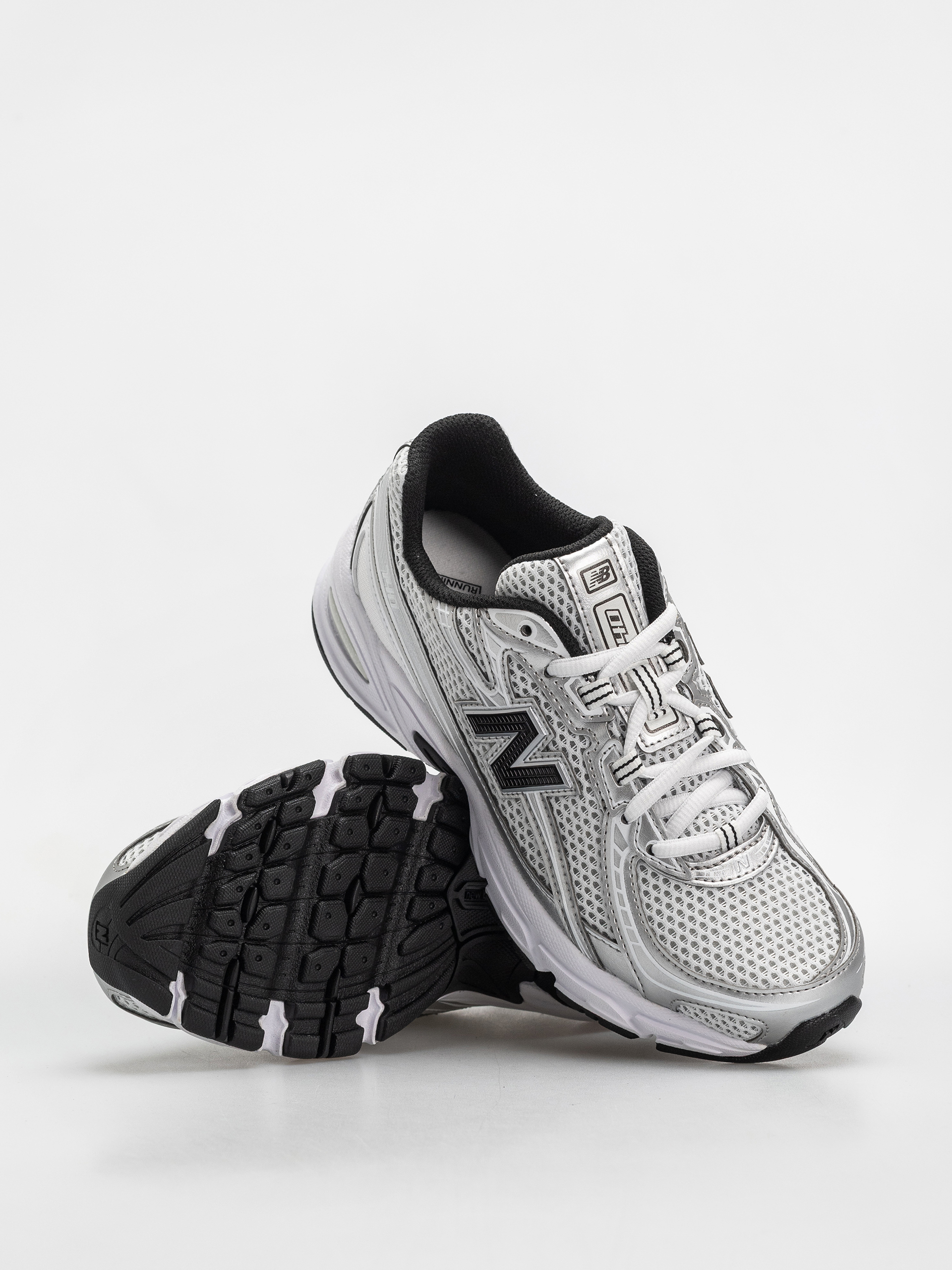 New Balance Shoes 740 (white/silver metallic/black nw2)