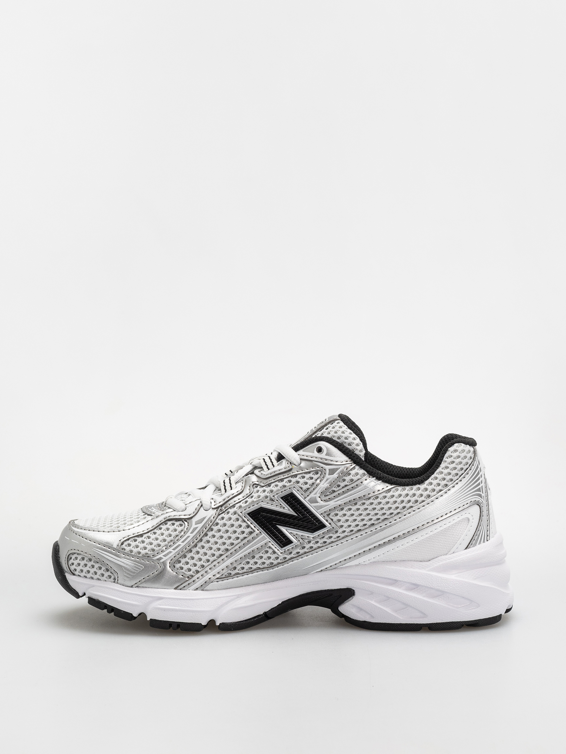 New Balance Shoes 740 (white/silver metallic/black nw2)