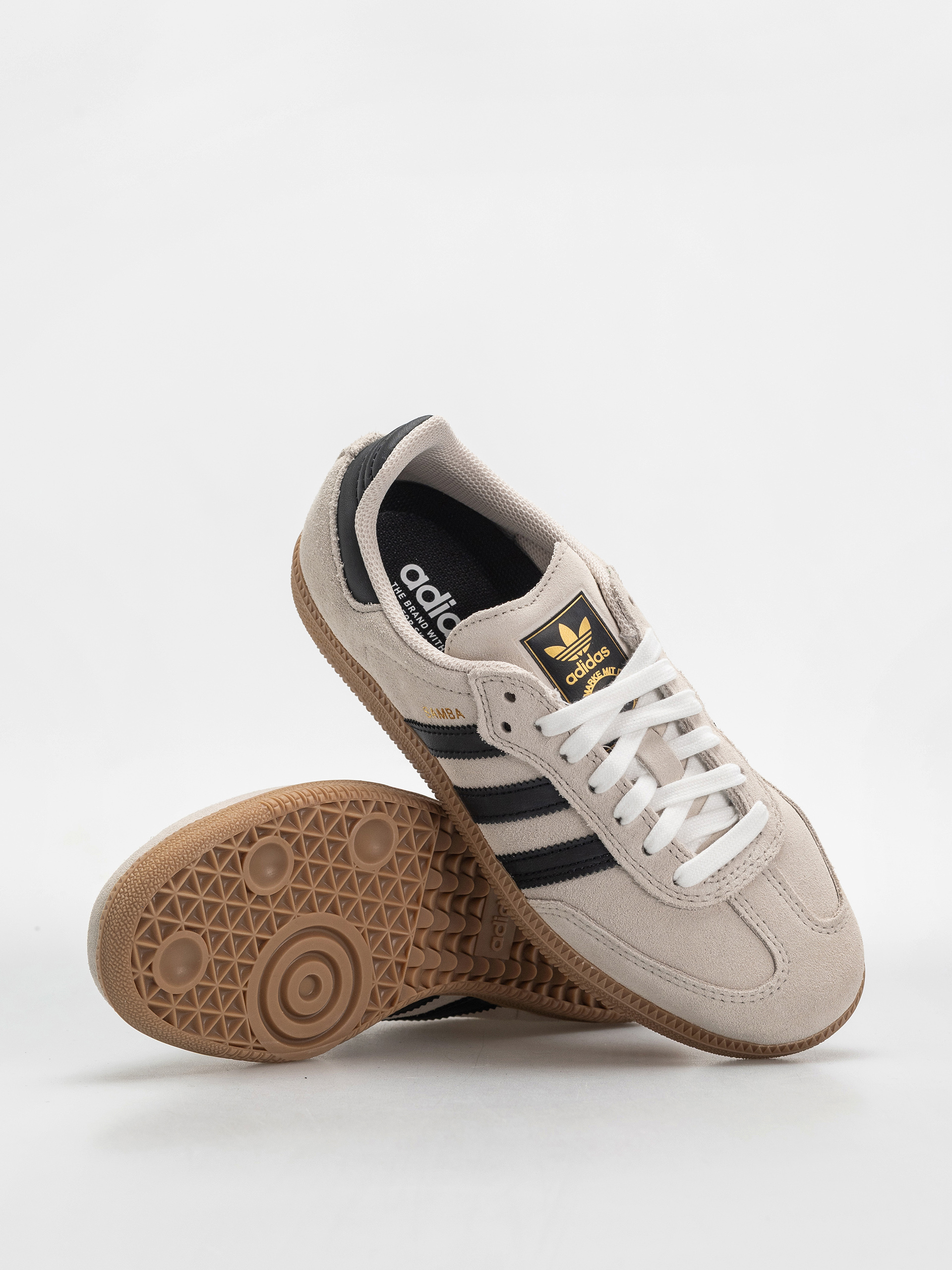 adidas Samba Adv Shoes - beige (alumin/cblack/gum4)