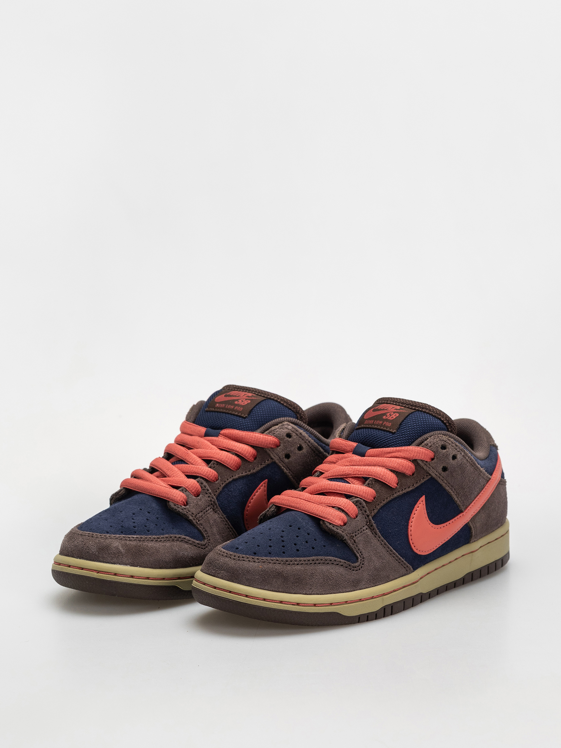 Nike SB Dunk Low Pro Schuhe (baroque brown/adobe midnight navy)