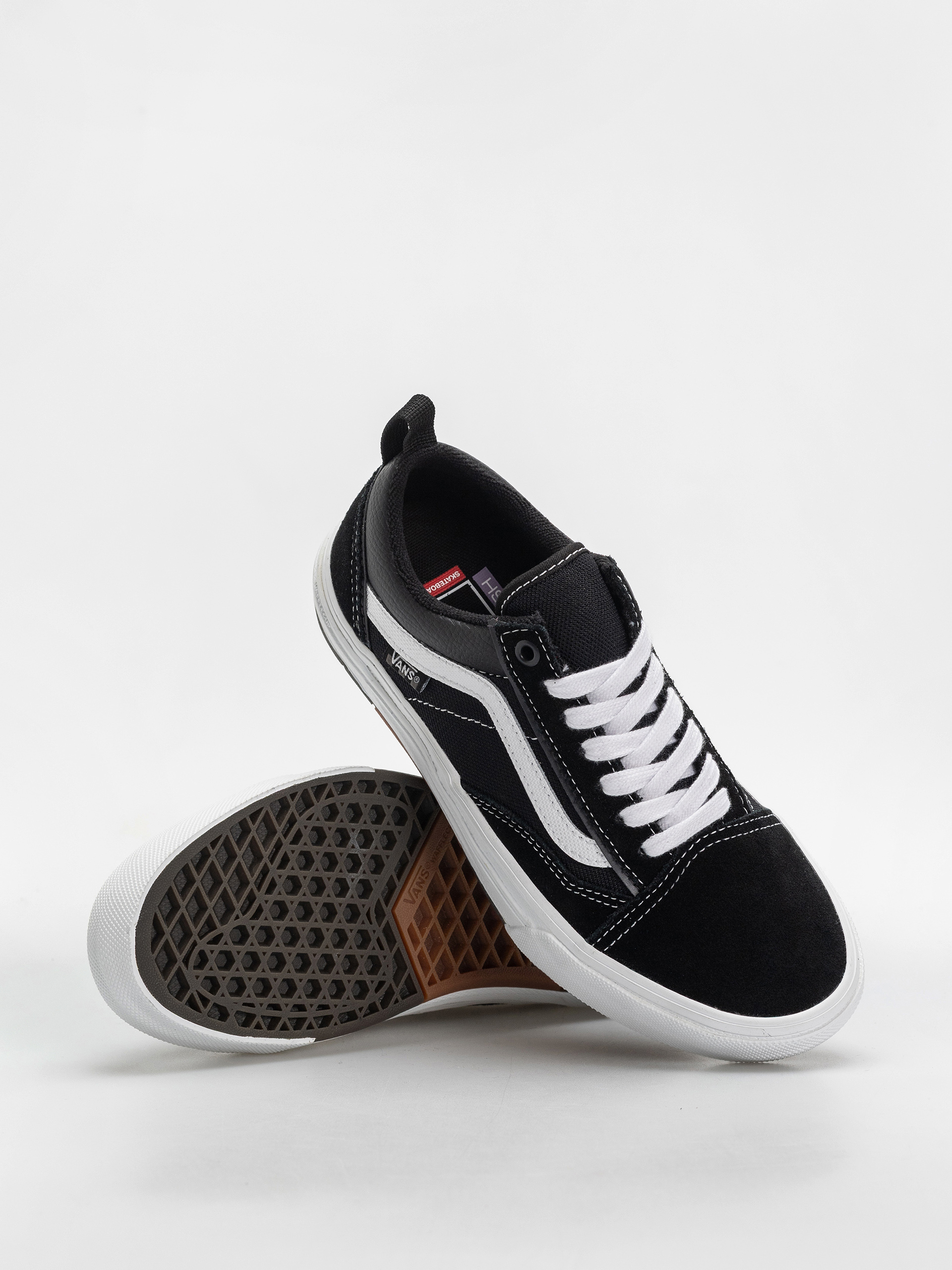 Vans Skate Old Skool Wafflecup Shoes - black (black/white)