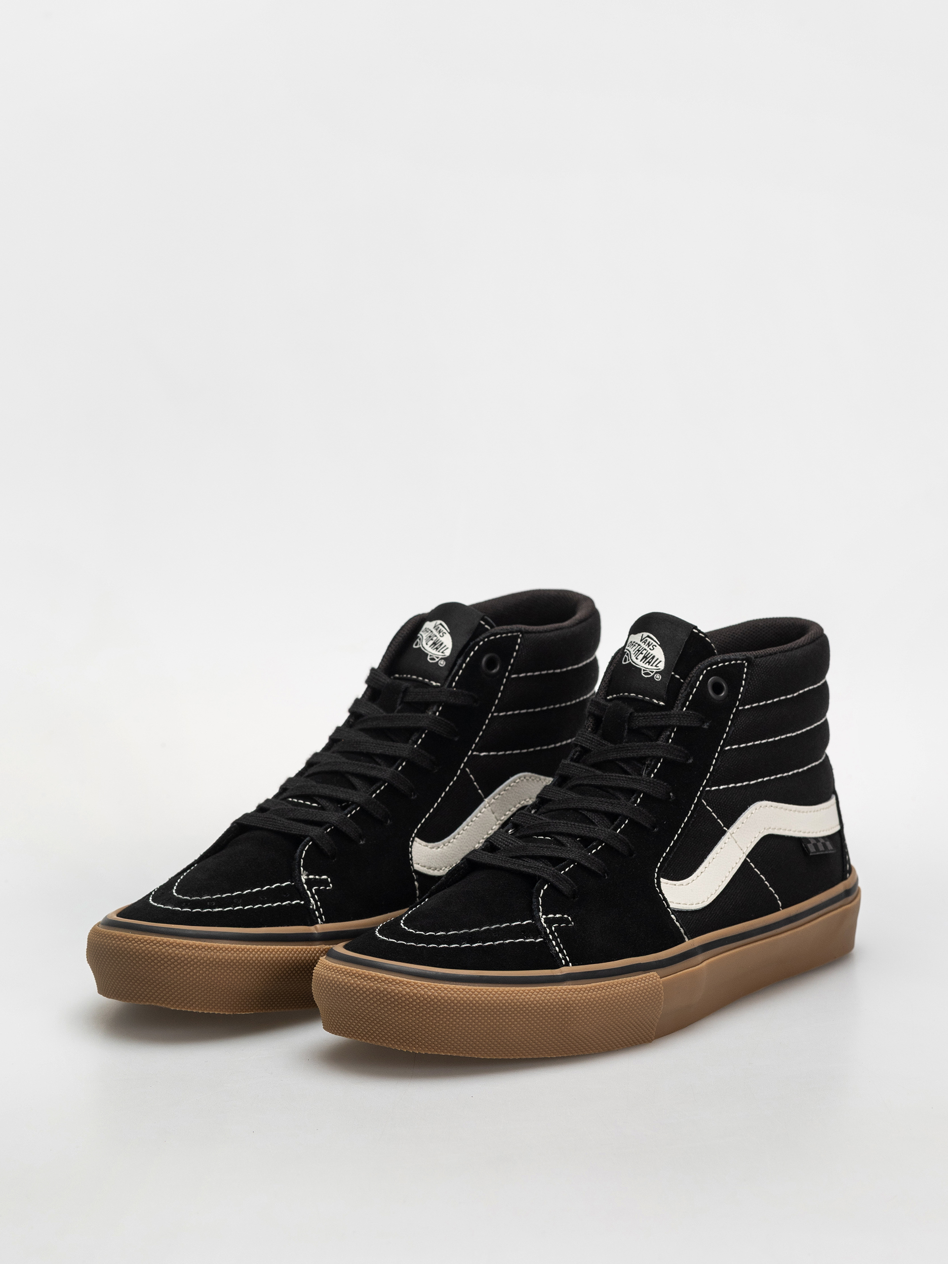 Vans Skate Sk8 Hi Schuhe (black/gum/white)