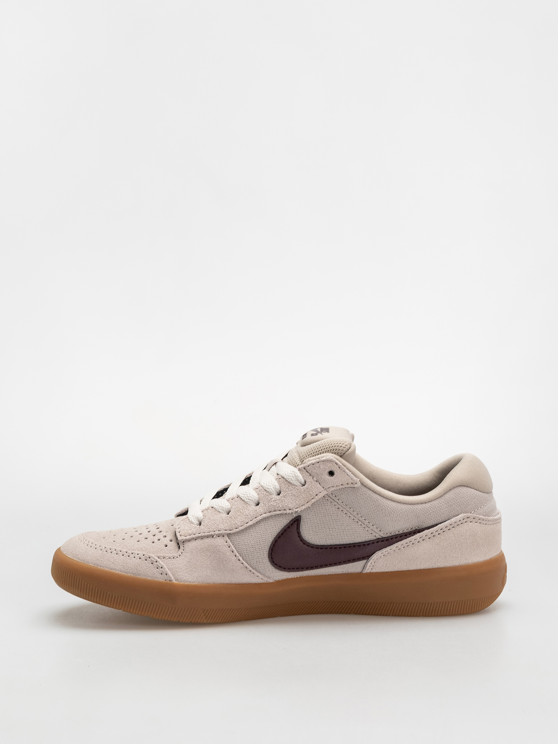 Nike SB Force 58 Shoes (cream ii/burgundy crush gum light brown)