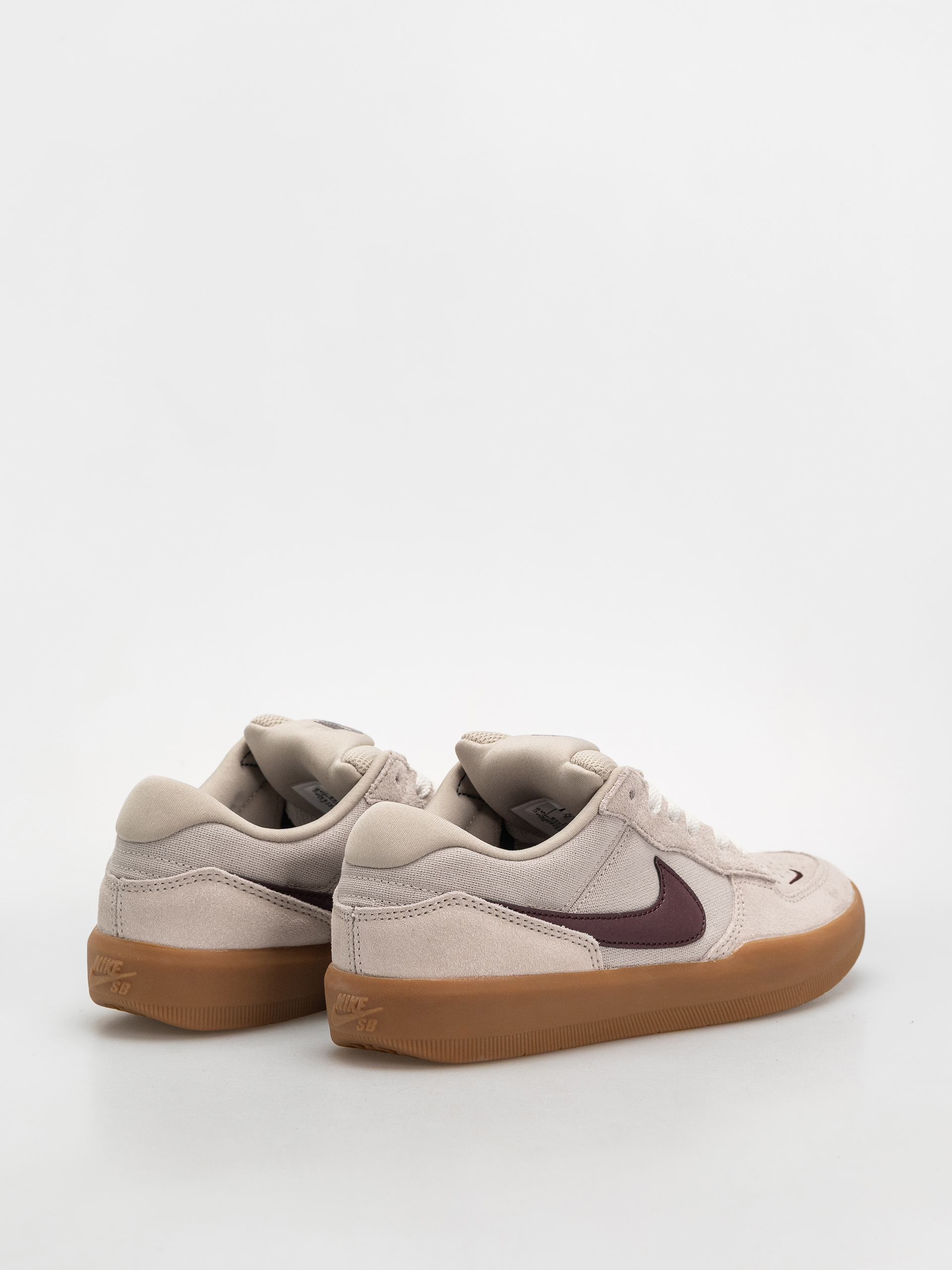 Nike SB Force 58 Shoes (cream ii/burgundy crush gum light brown)