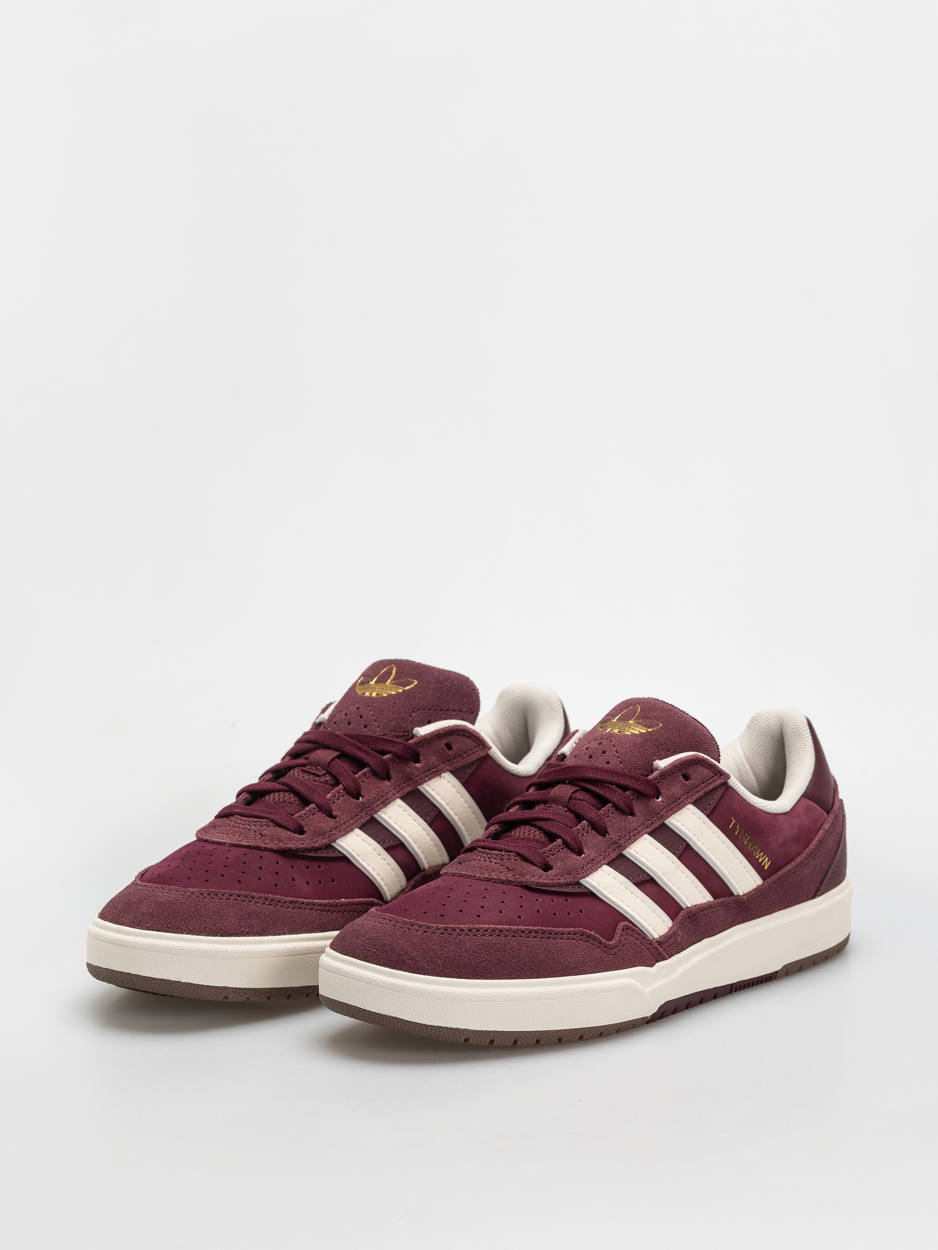adidas Tyshawn II Shoes (maroon/cwhite/goldmt)