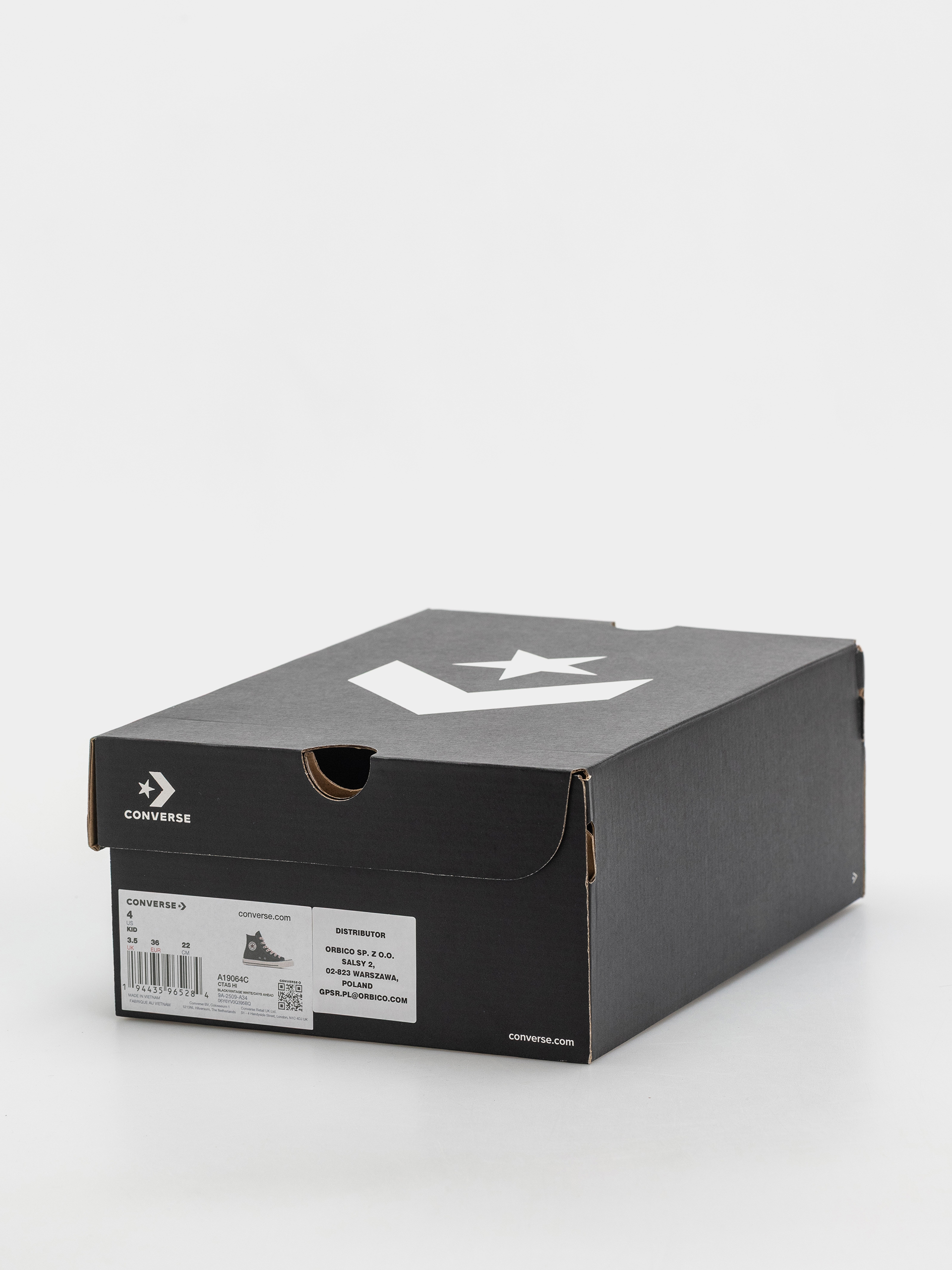 Converse Chuck Taylor All Star Hi Chucks (black/vintage white/days ahead)