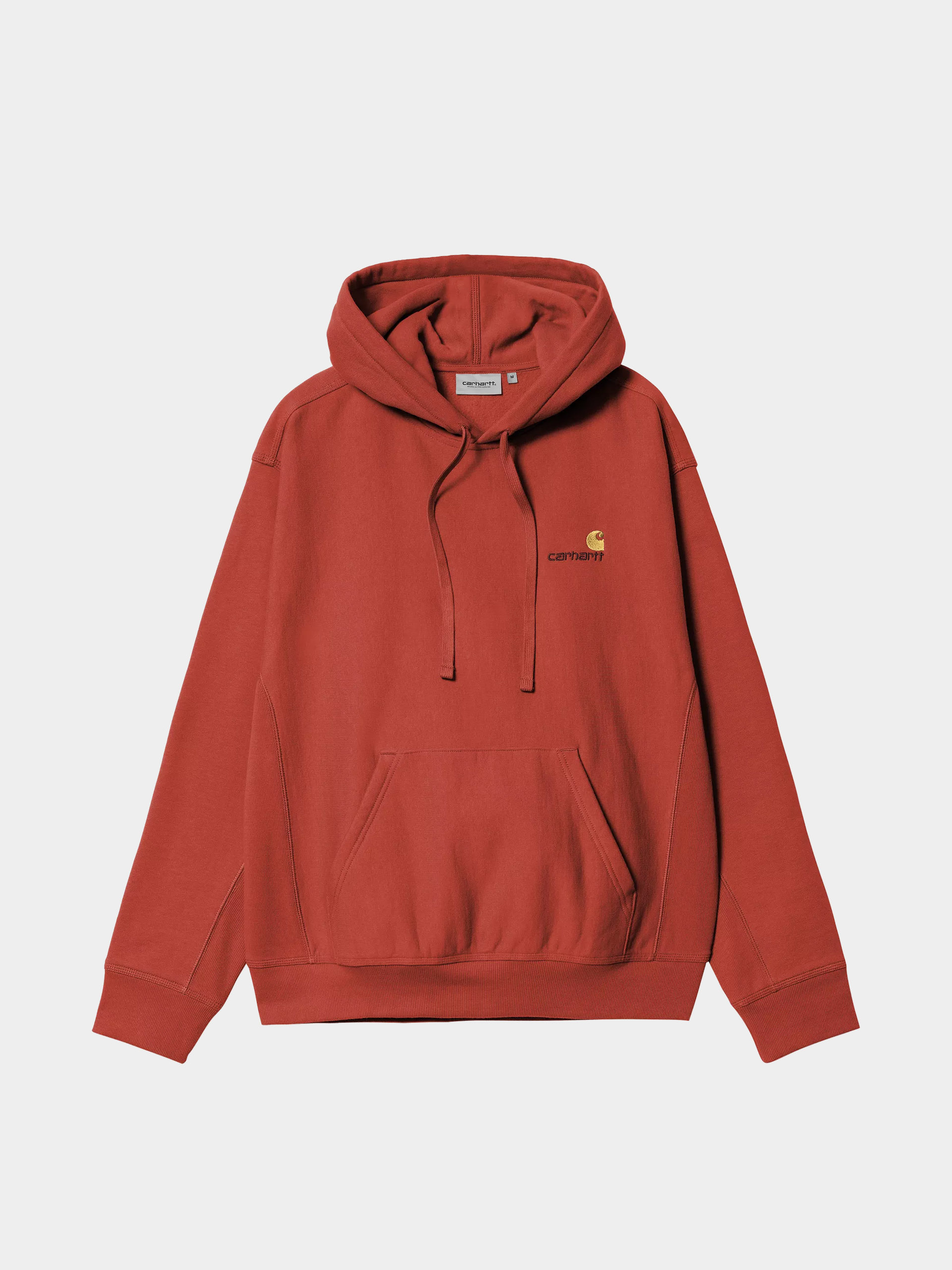 Carhartt WIP Hoodie American Script HD (oxide red)