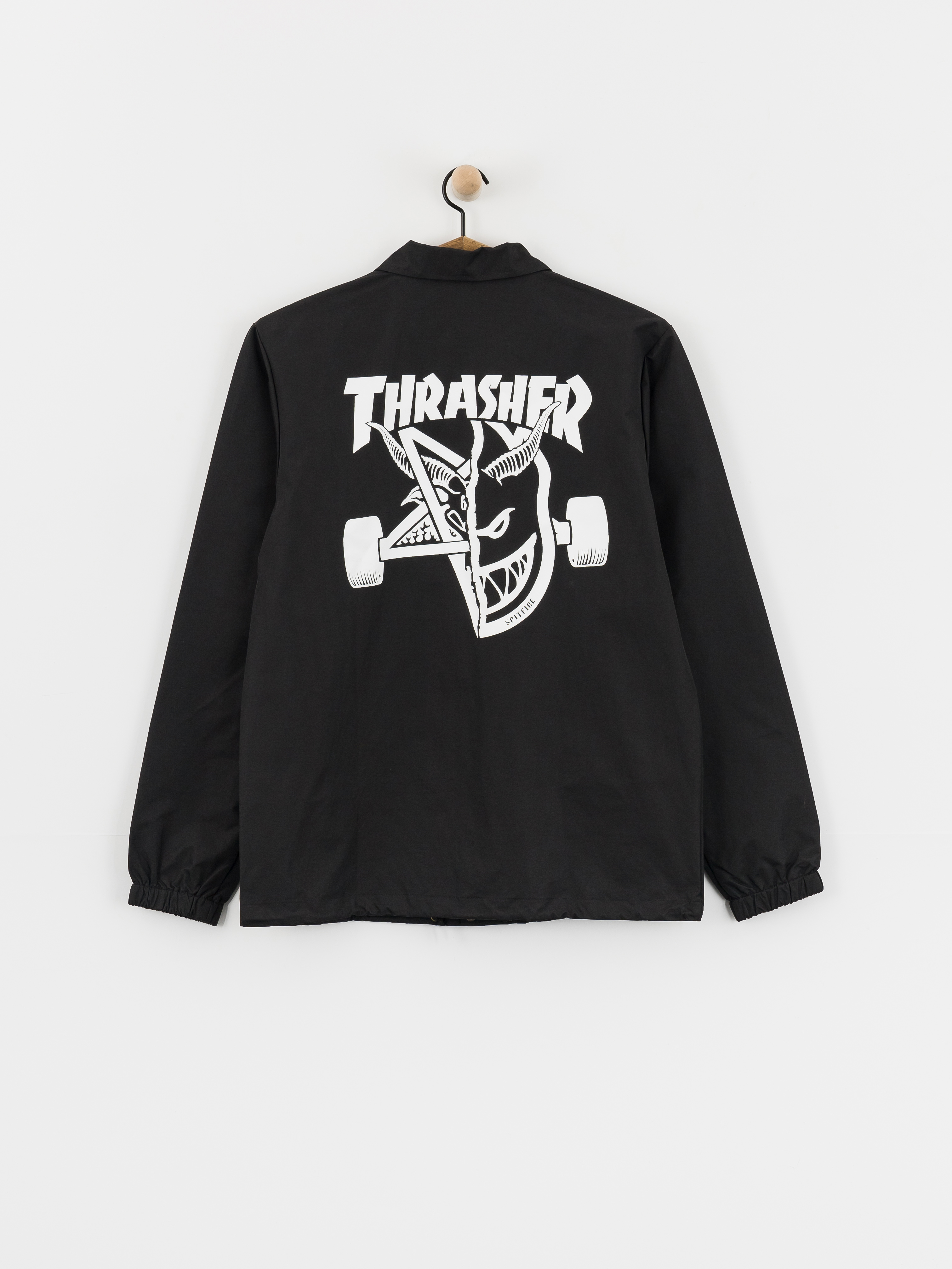 Thrasher x Spitfire Thrash & Burn Jacke (black)