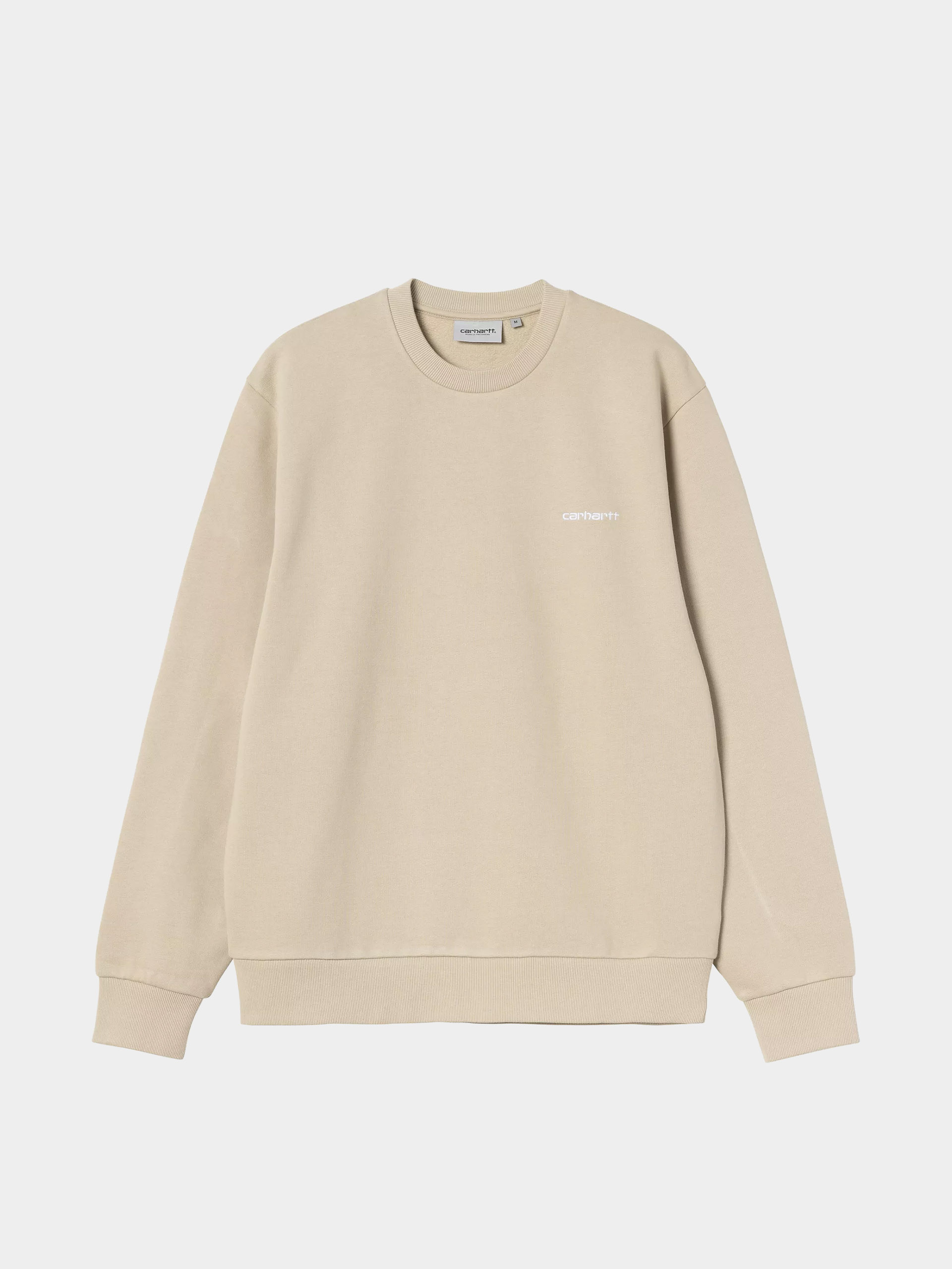 Carhartt WIP Sweatshirt Script Embroidery (barchan/white)