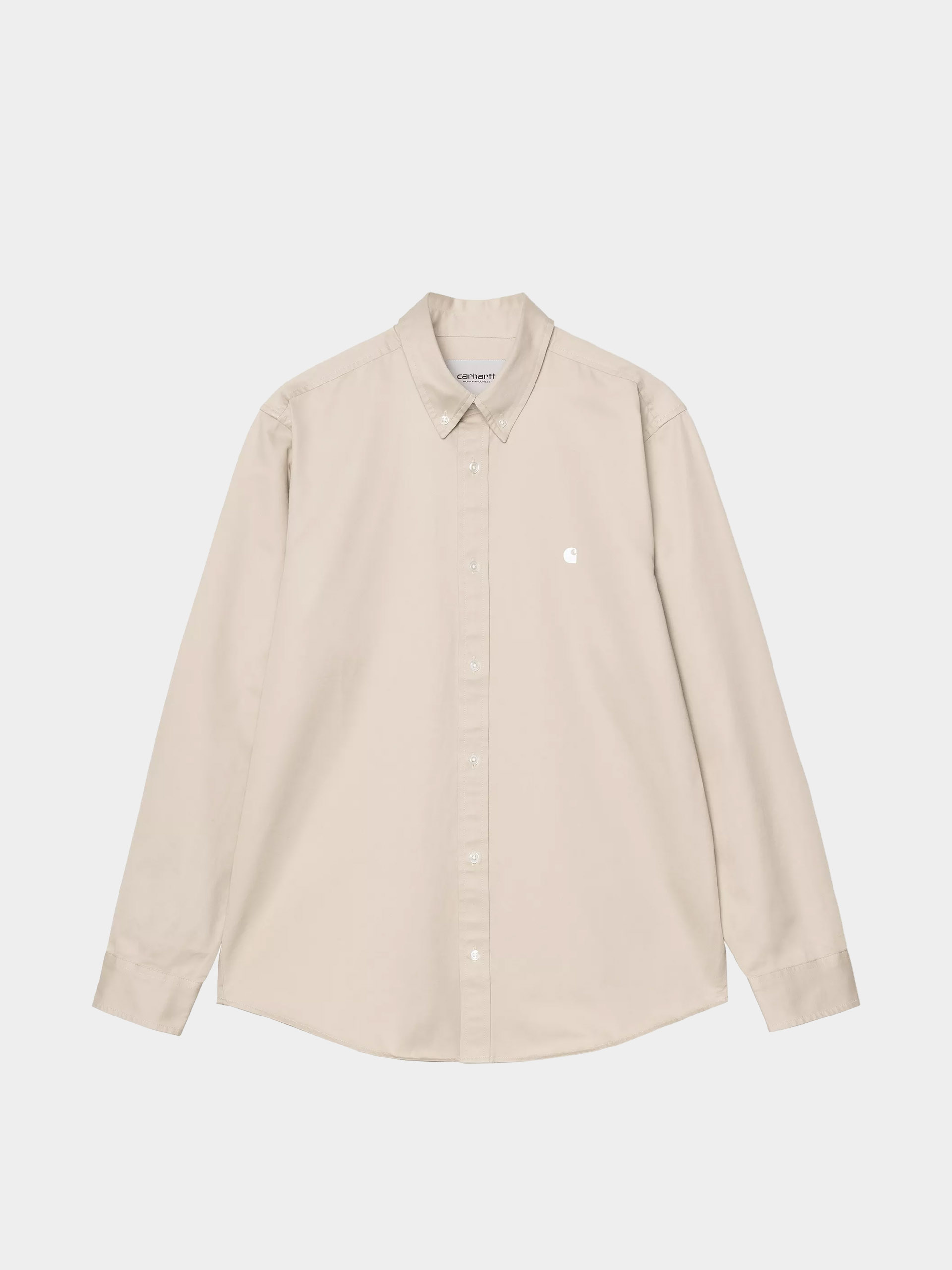 Carhartt WIP Hemd Madison (stone/white)