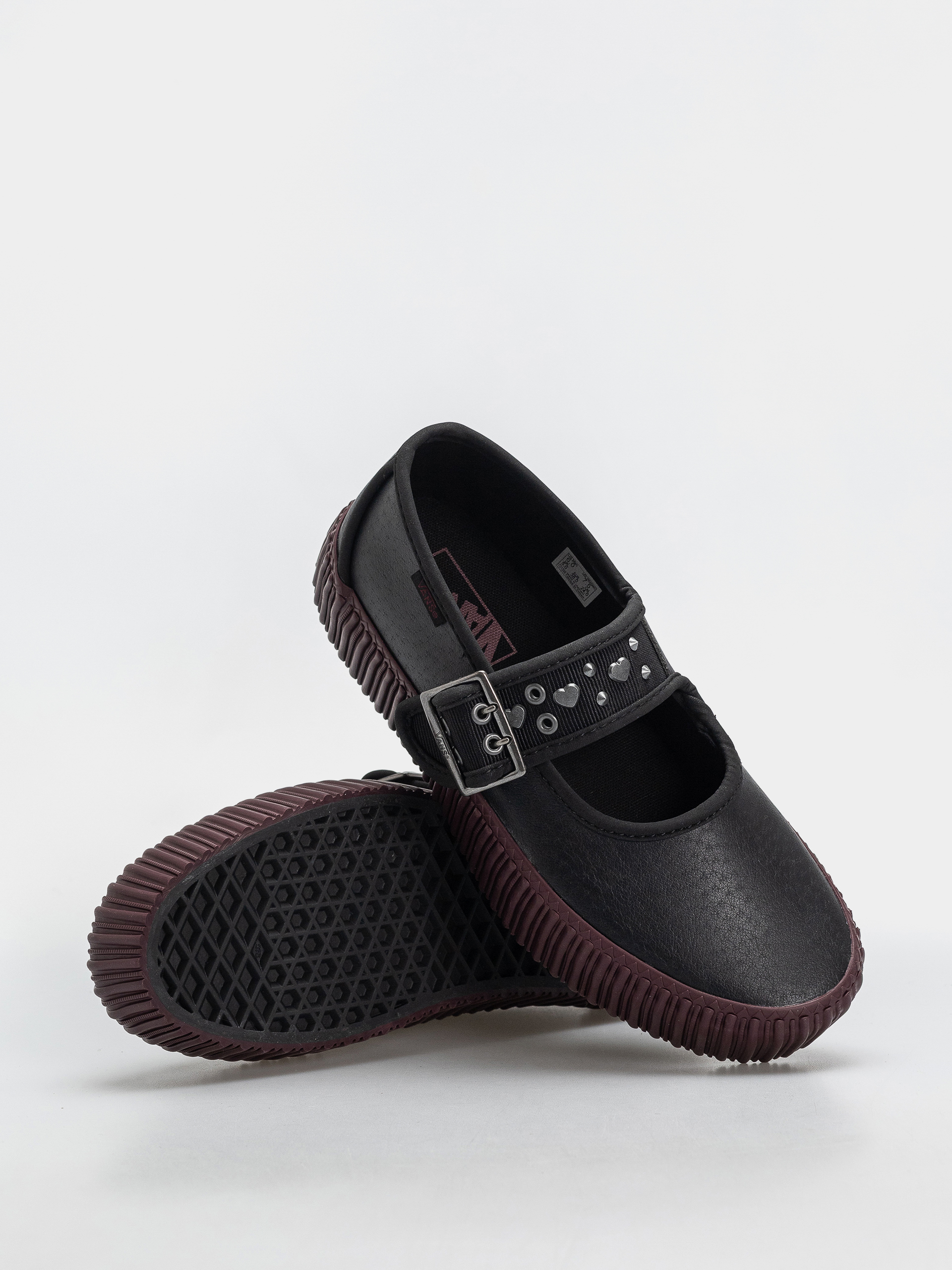 Vans Mary Jane Creeper Shoes (black/port)