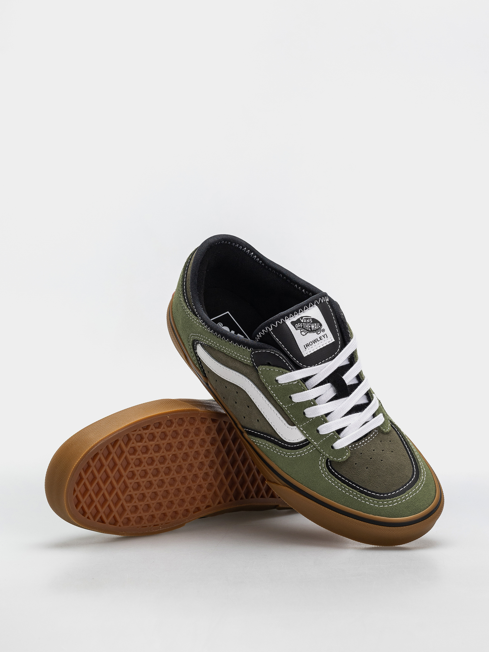 Vans Rowley Classic Shoes (aged green)