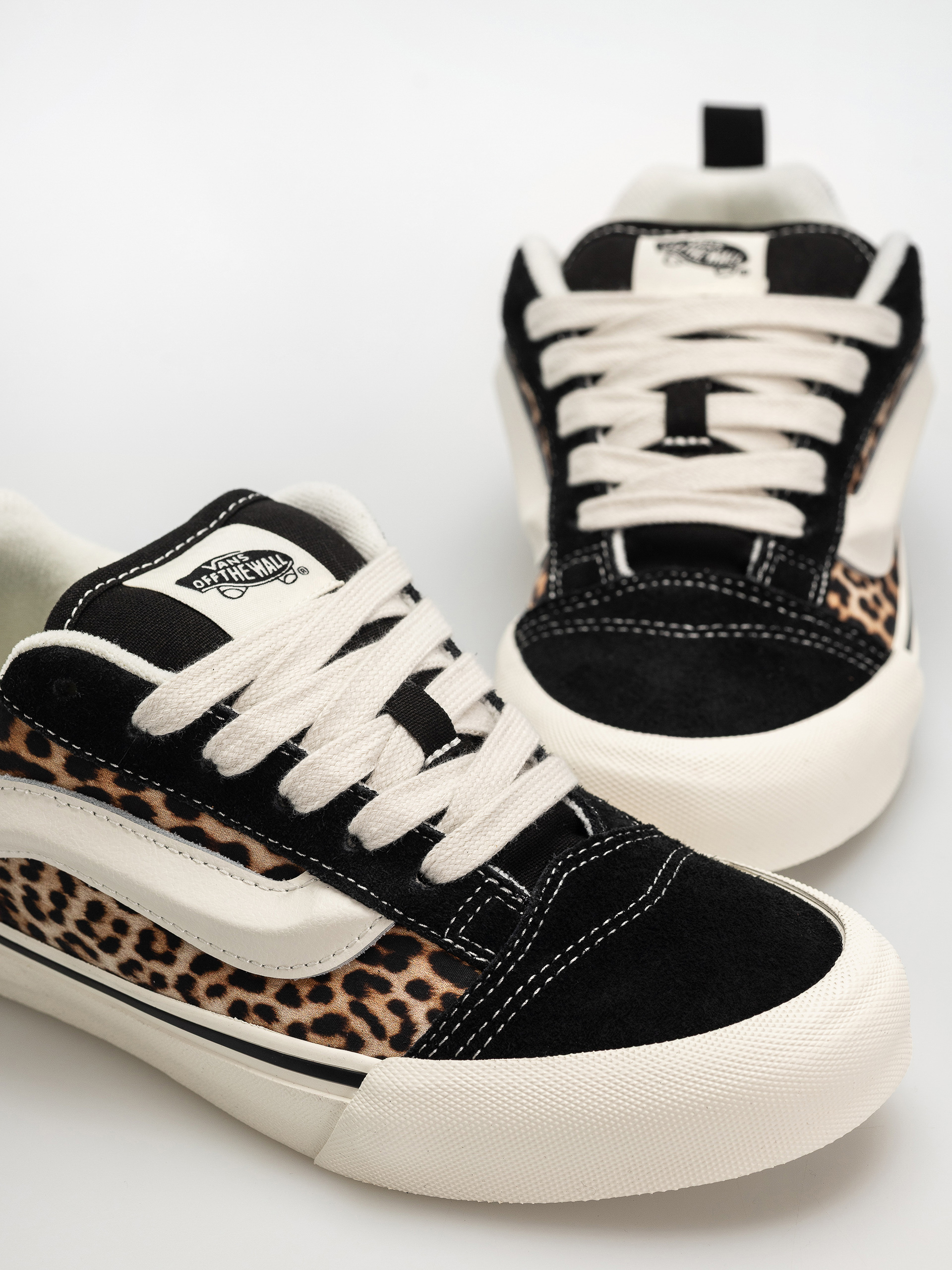 Vans Knu Skool Shoes (black/leopard)