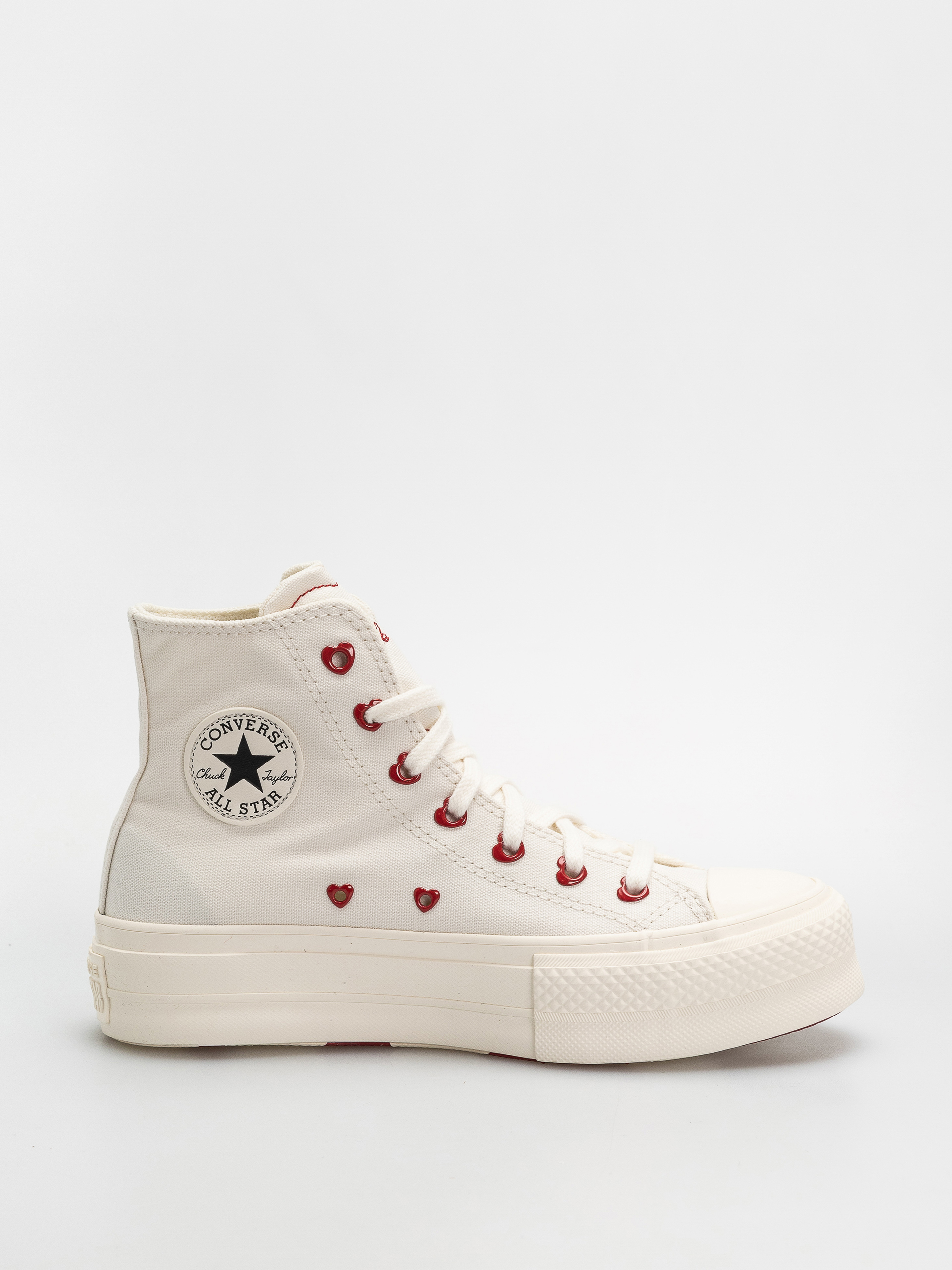 Converse Chuck Taylor All Star Lift Hi Wmn Chucks - white (vintage 