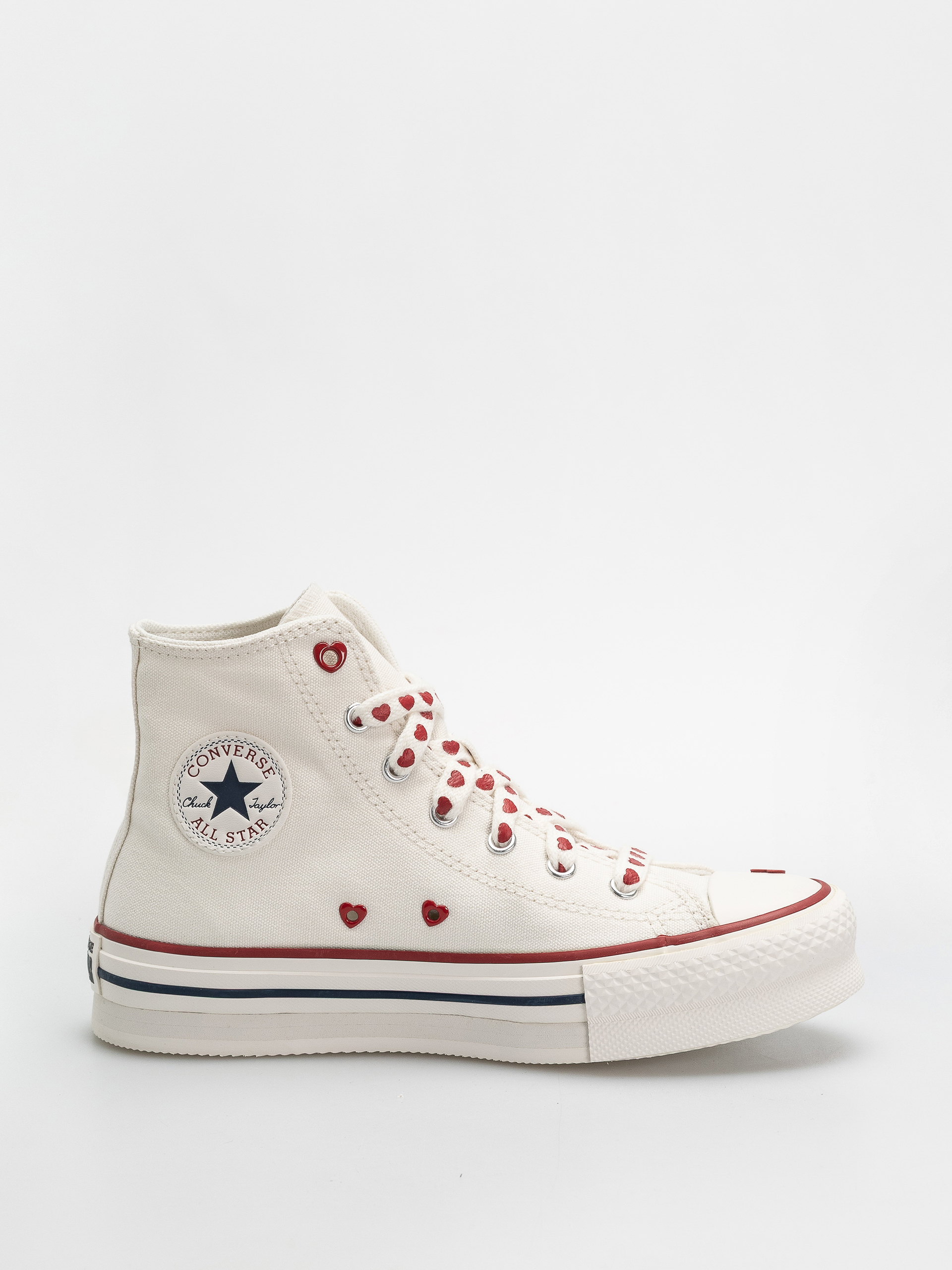 Converse Chuck Taylor All Star Eva Lift Hi Wmn Chucks (vintage white)