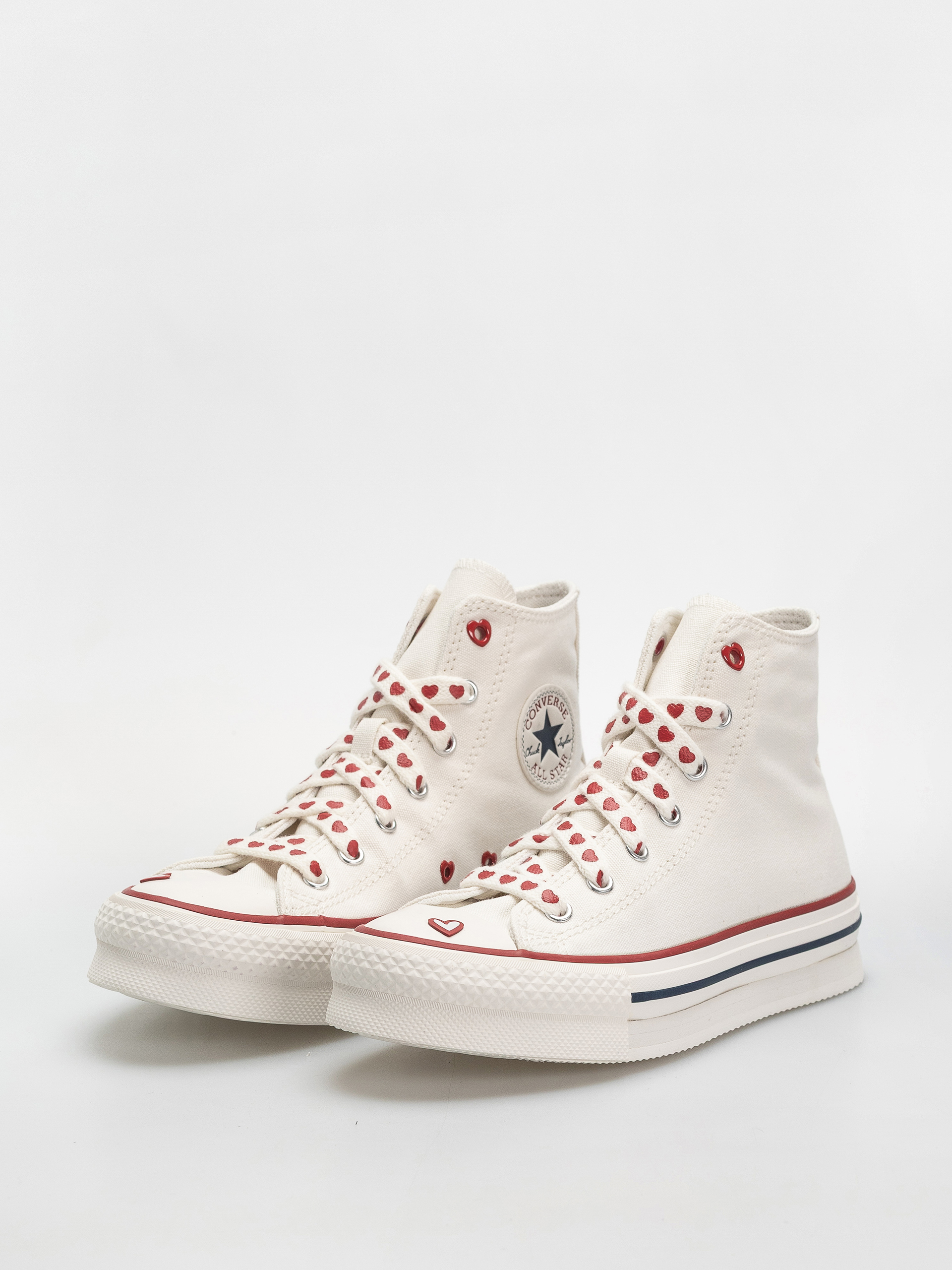 Converse Chuck Taylor All Star Eva Lift Hi Wmn Chucks (vintage white)