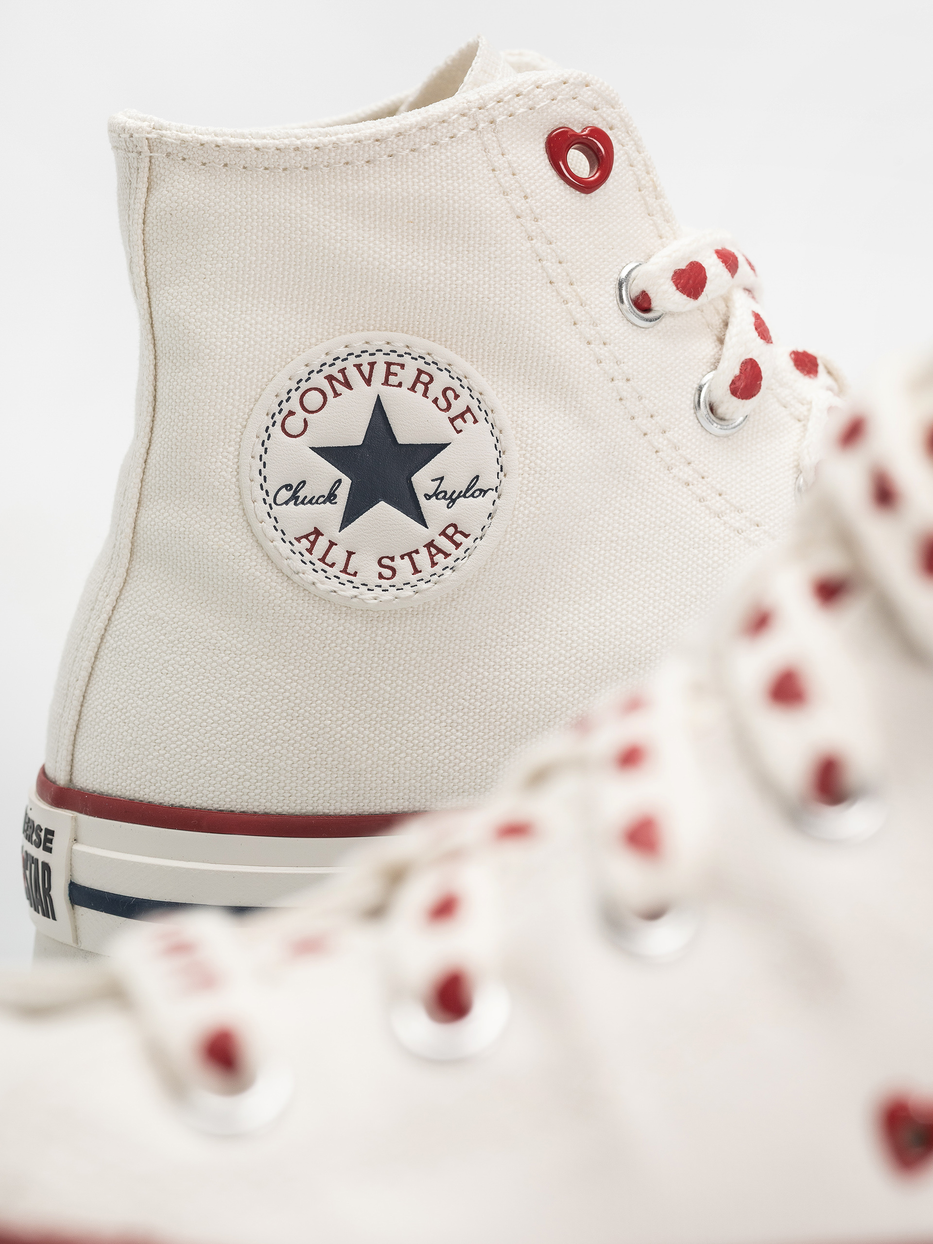 Converse Chuck Taylor All Star Eva Lift Hi Wmn Chucks (vintage white)