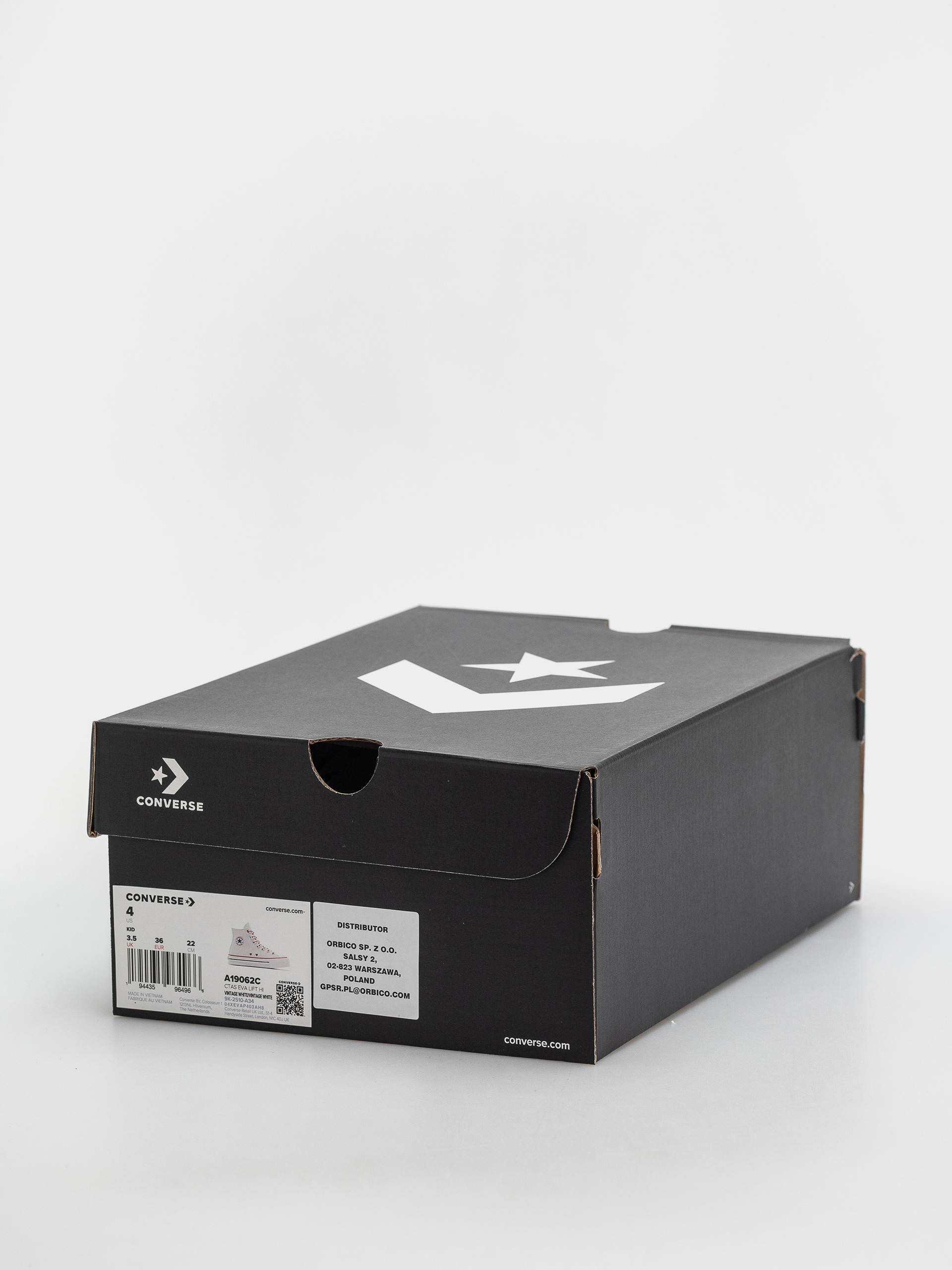 Converse Chuck Taylor All Star Eva Lift Hi Wmn Chucks (vintage white)