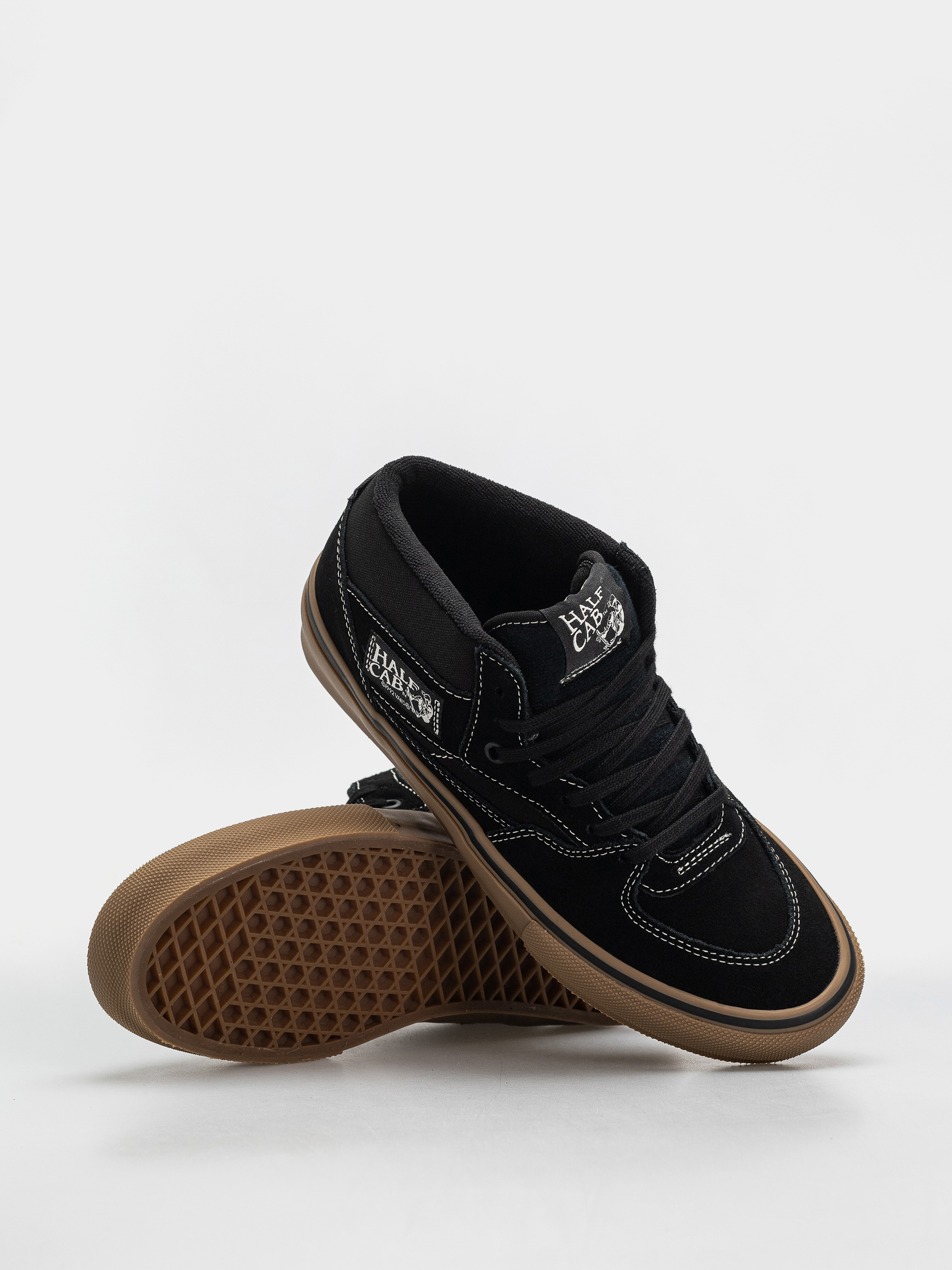 Vans Skate Half Cab Schuhe (black/gum/white)