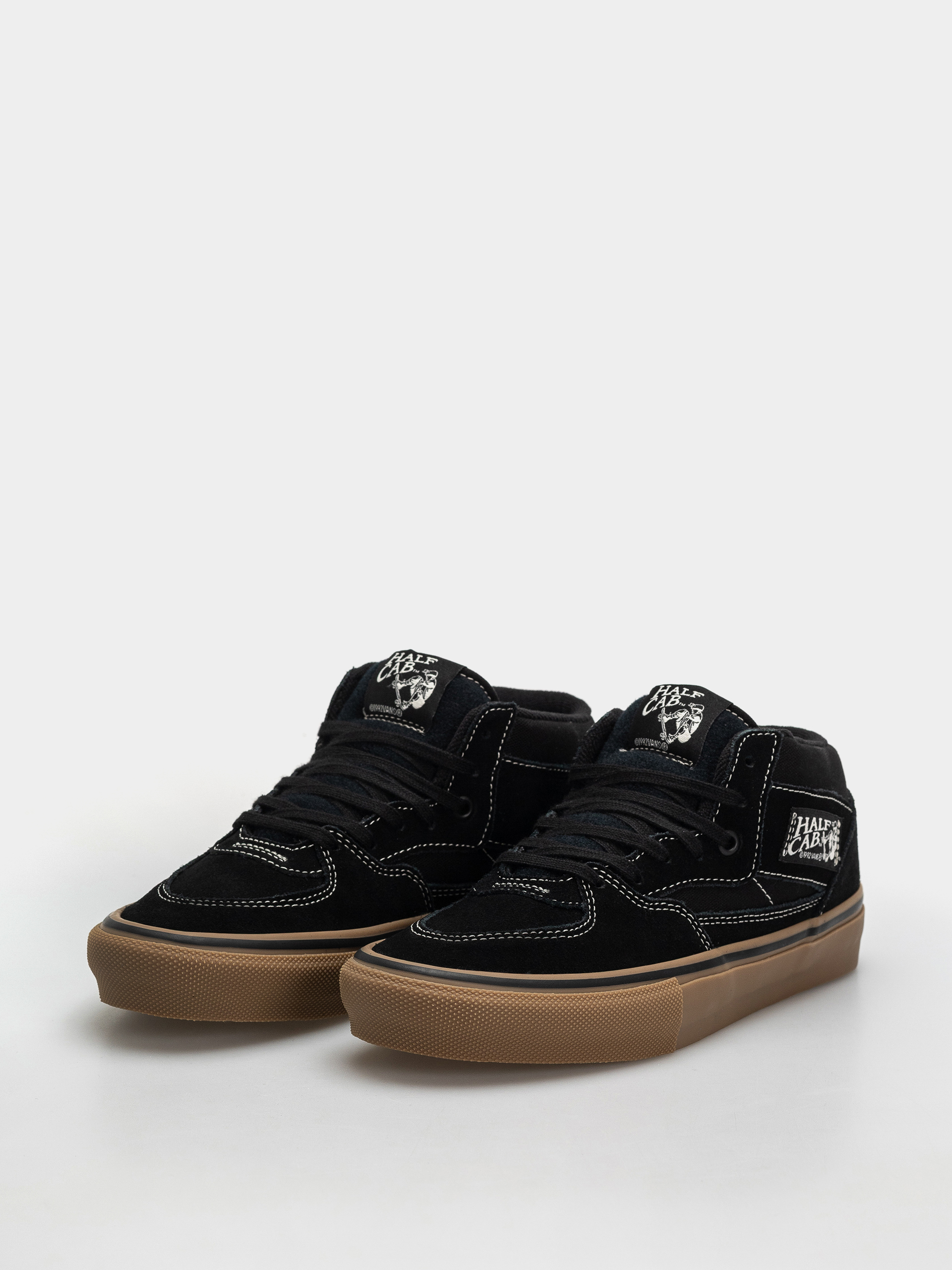 Vans Skate Half Cab Shoes (black/gum/white)