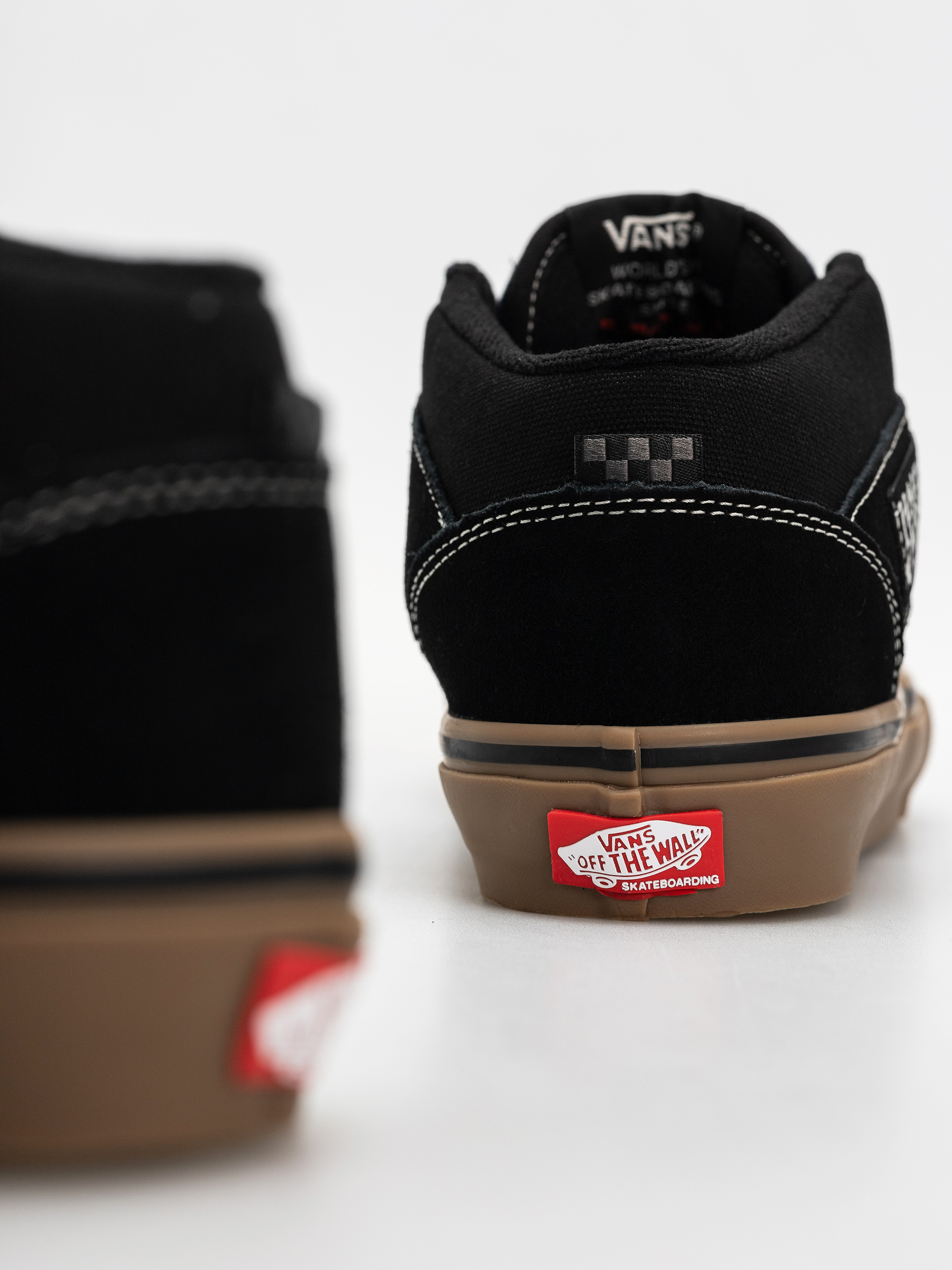 Vans Skate Half Cab Shoes (black/gum/white)