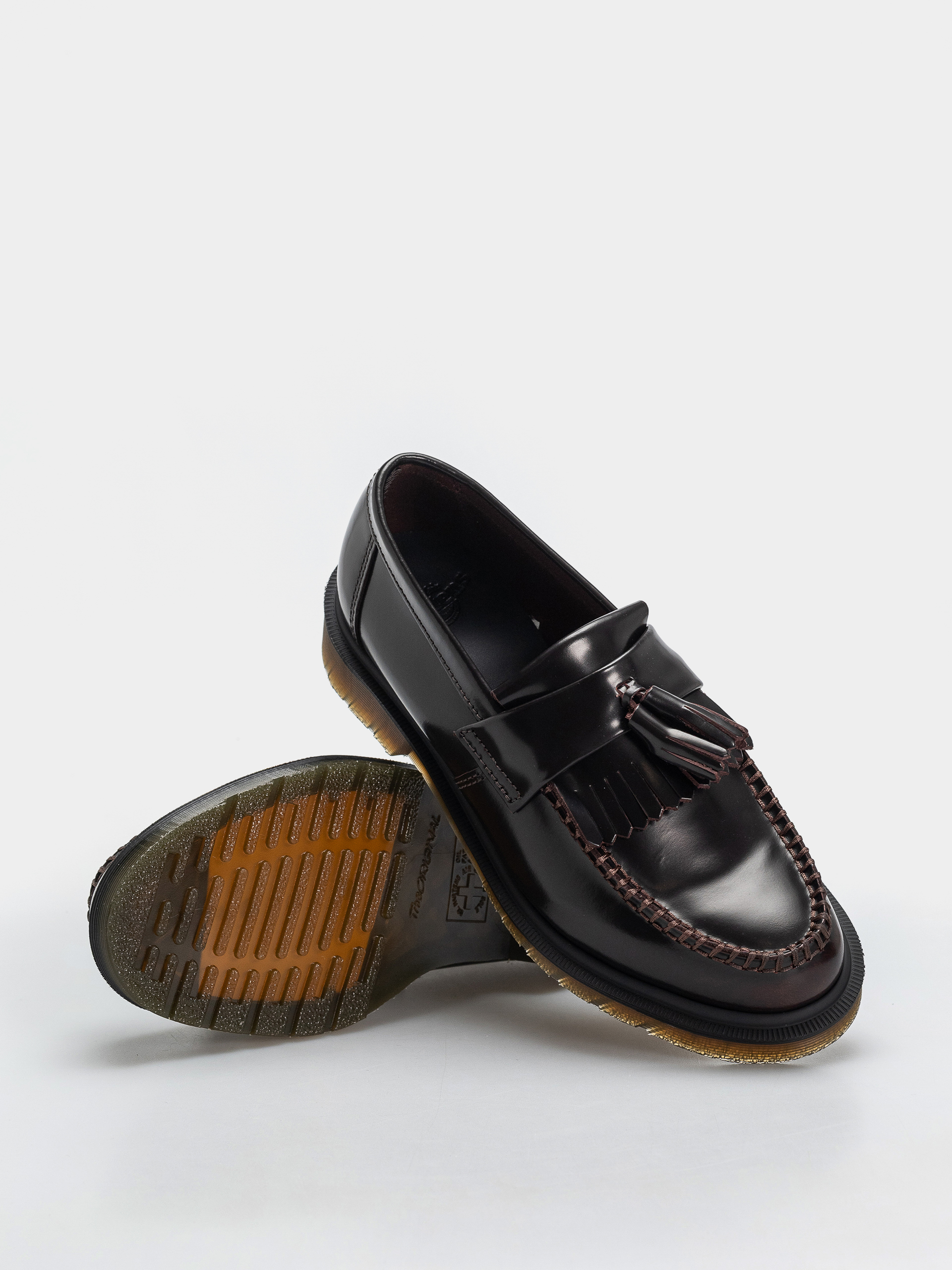 Dr. Martens Adrian Tassel Loafer Shoes (cherry red arcadia)