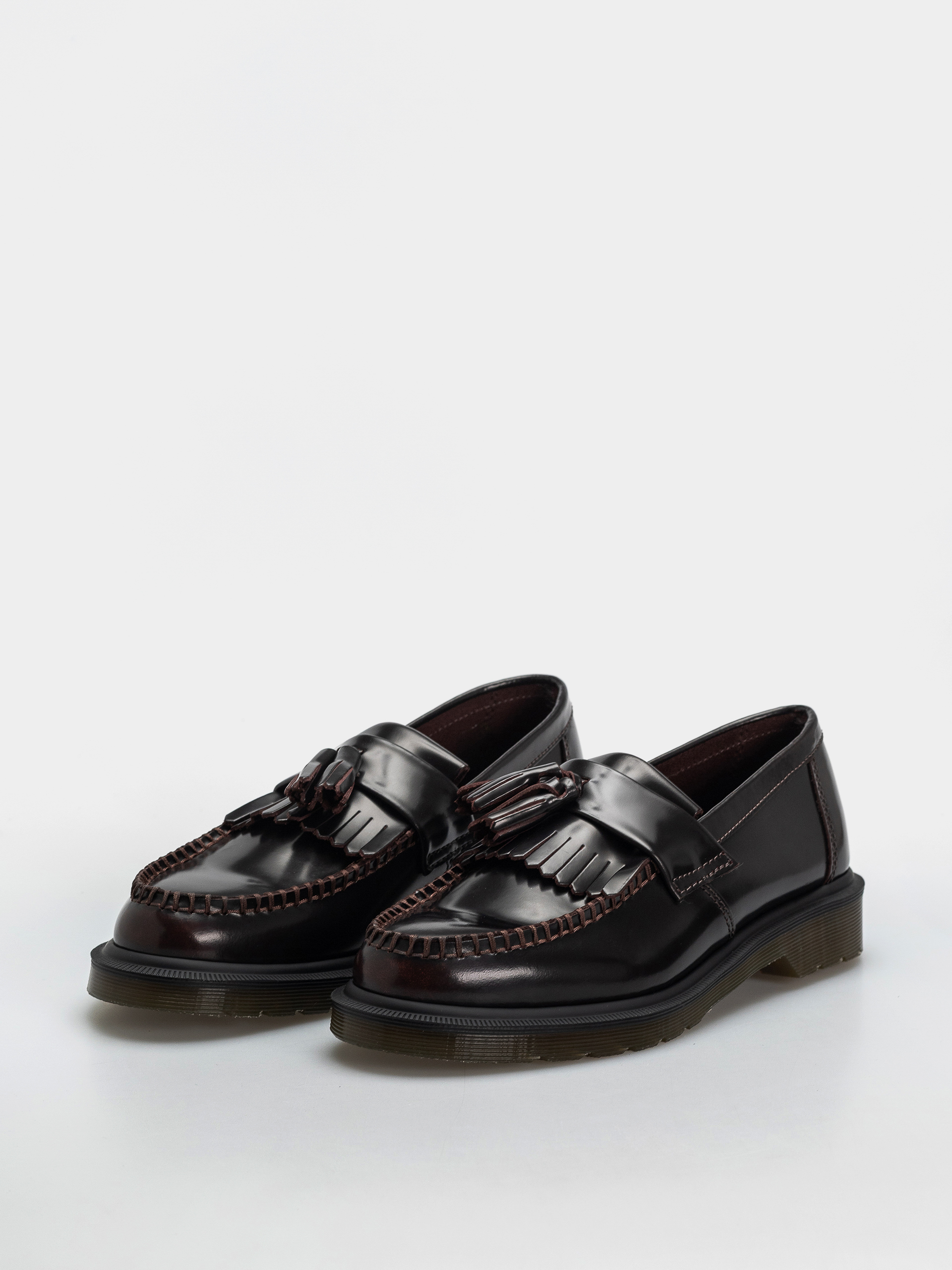 Dr. Martens Adrian Tassel Loafer Shoes (cherry red arcadia)