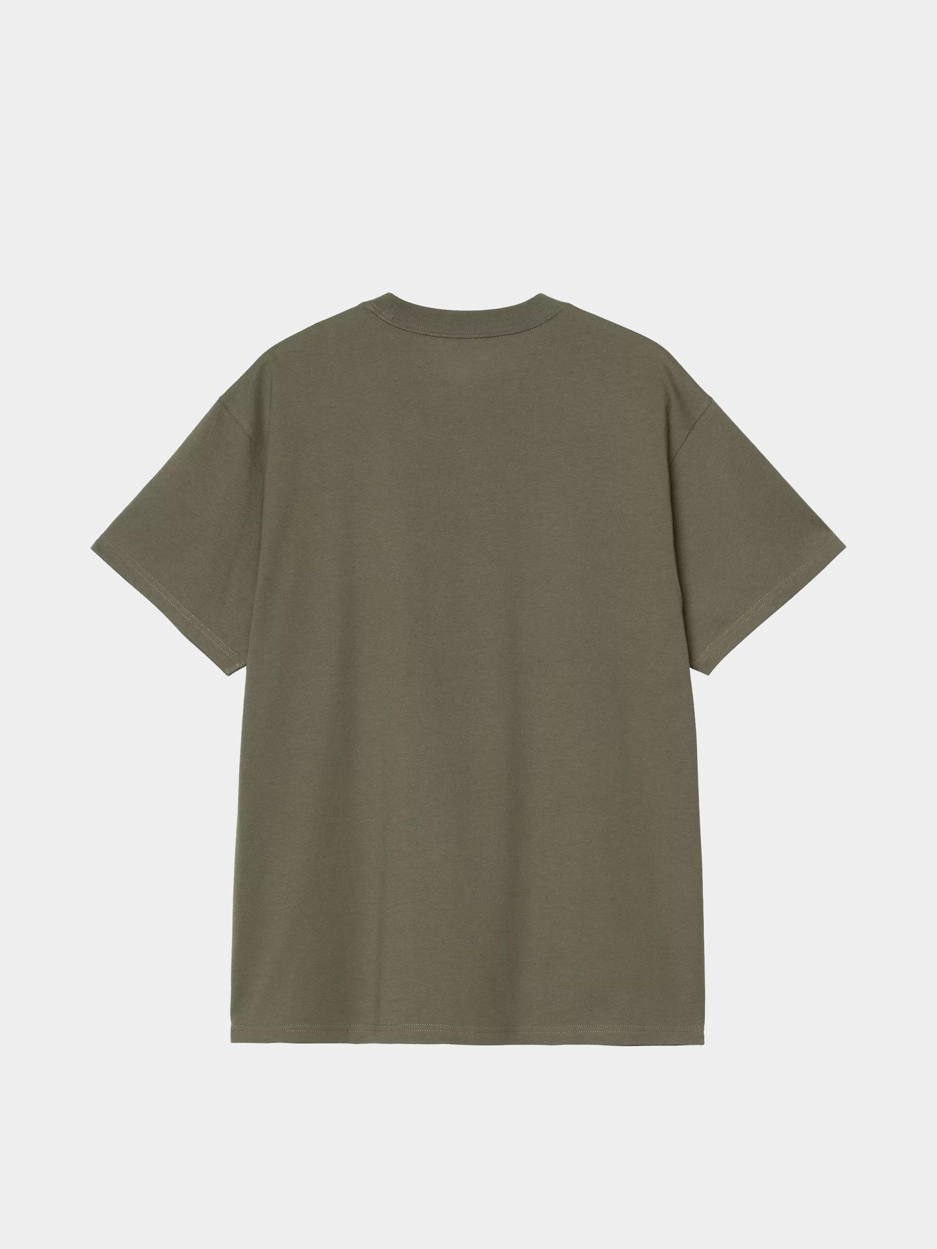 Carhartt WIP T-Shirt Script Embroidery (leaf/white)