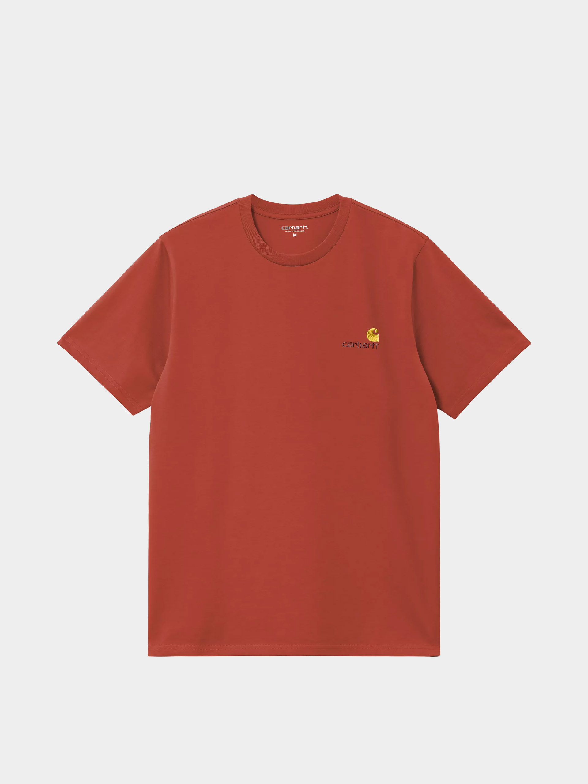 Carhartt WIP T-Shirt American Script (oxide red)